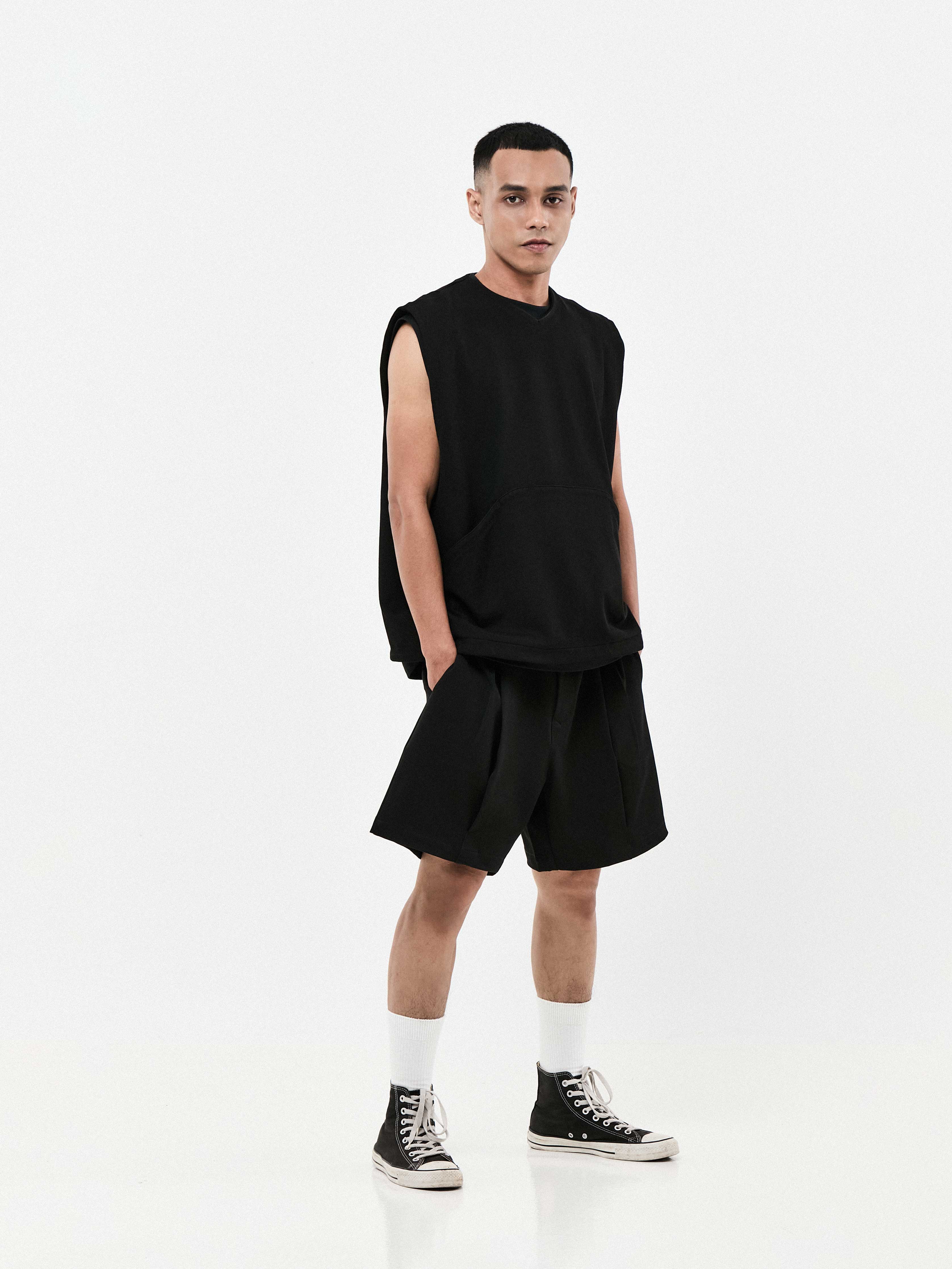 Casual Quarter Suit Shorts | Grey
