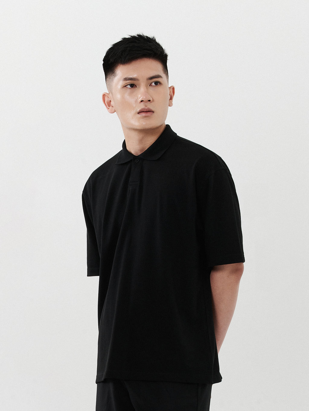 Slim Fit Polo Shirt | Black