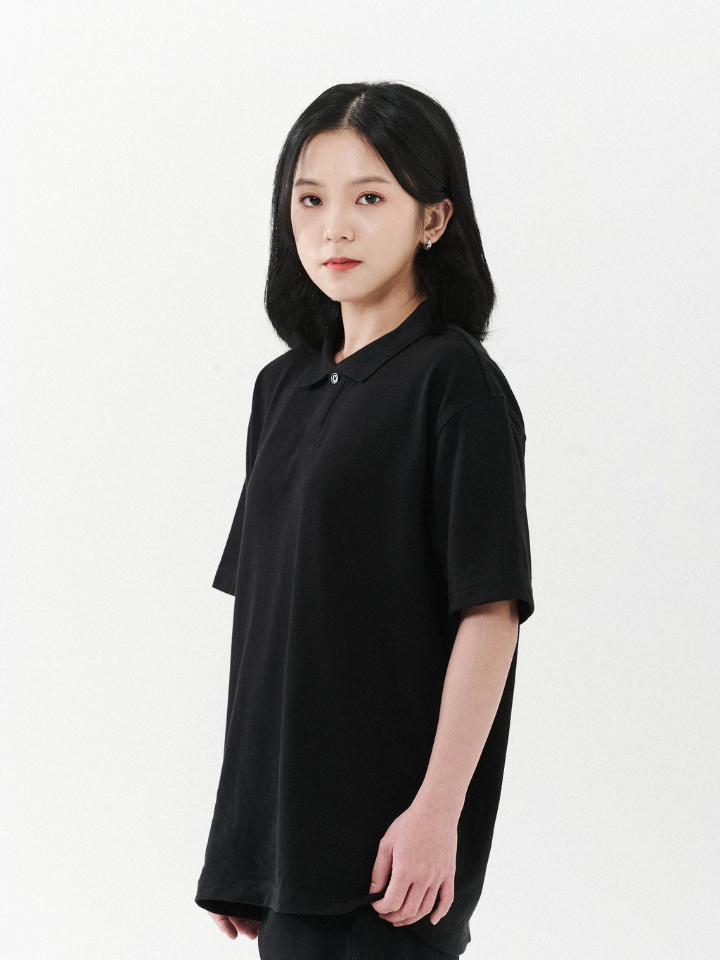 Slim Fit Polo Shirt | Black