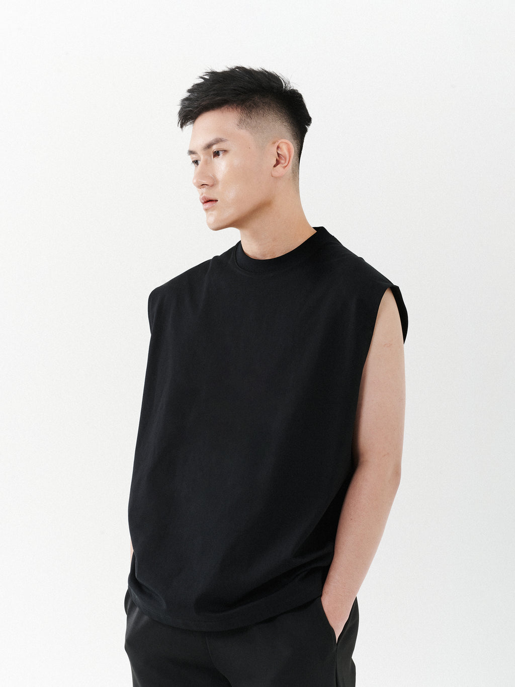 Cotton Sleeveless Vest Top