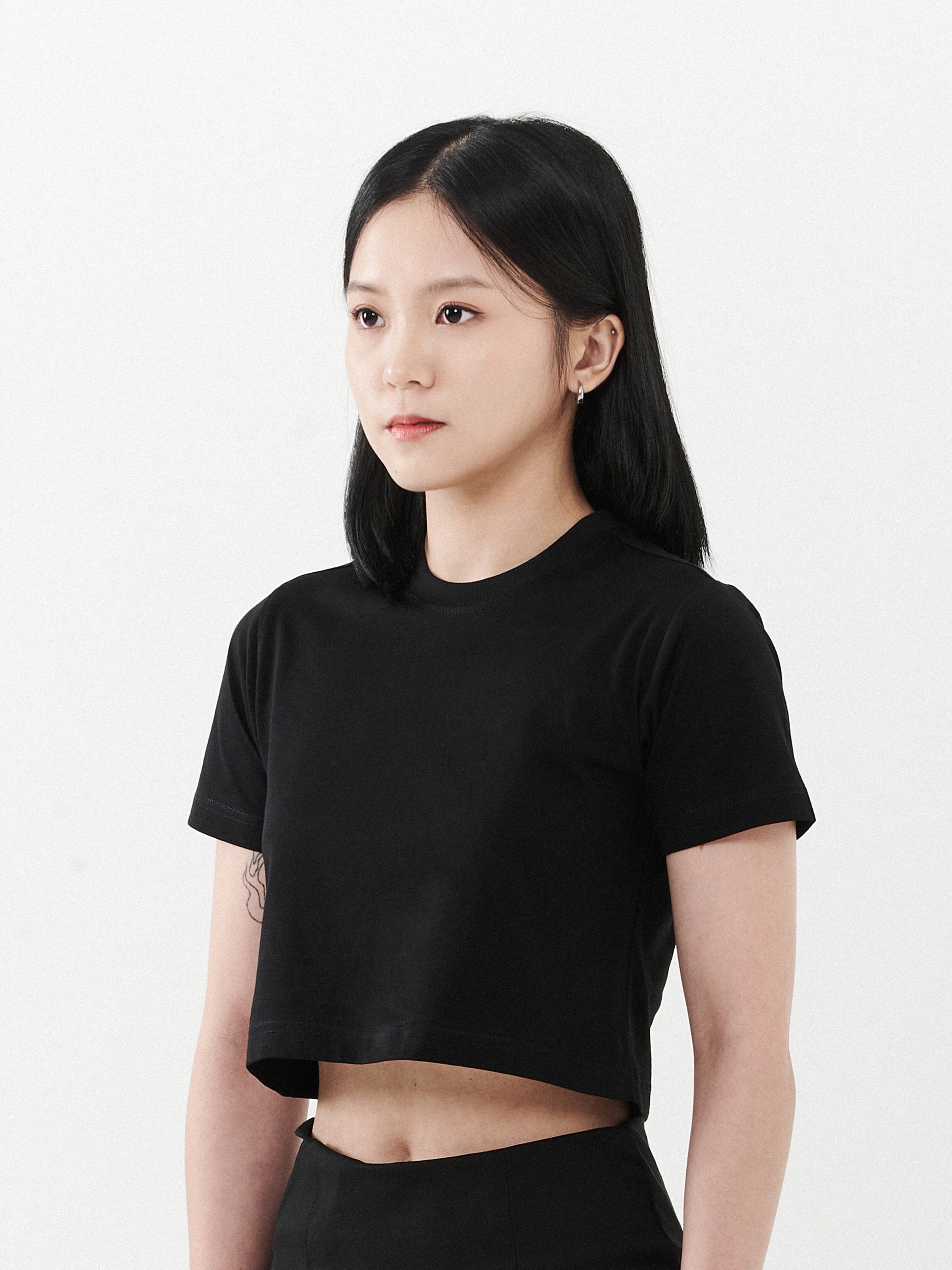 Coolmix Crop | Black