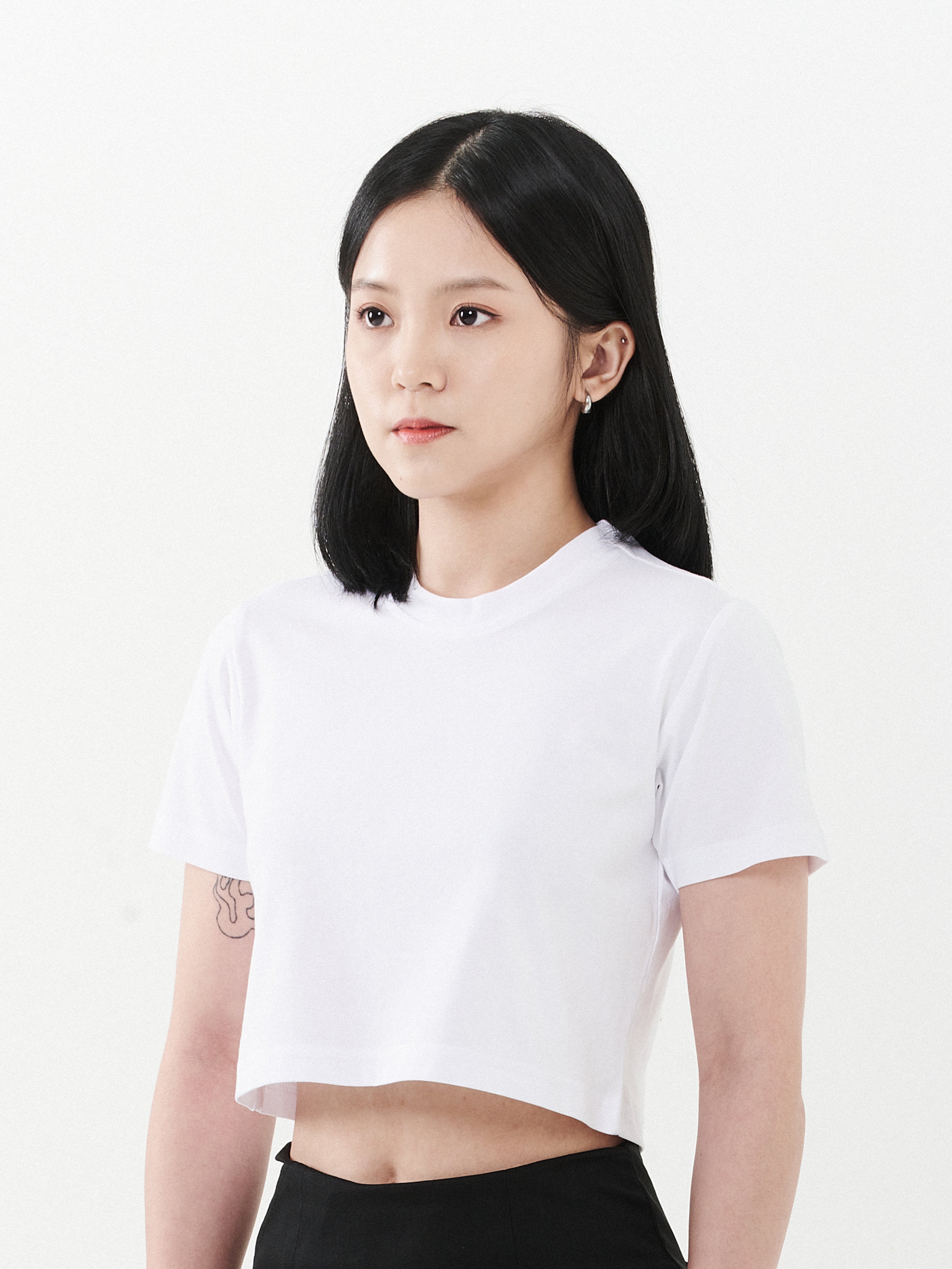 Coolmix Crop | White