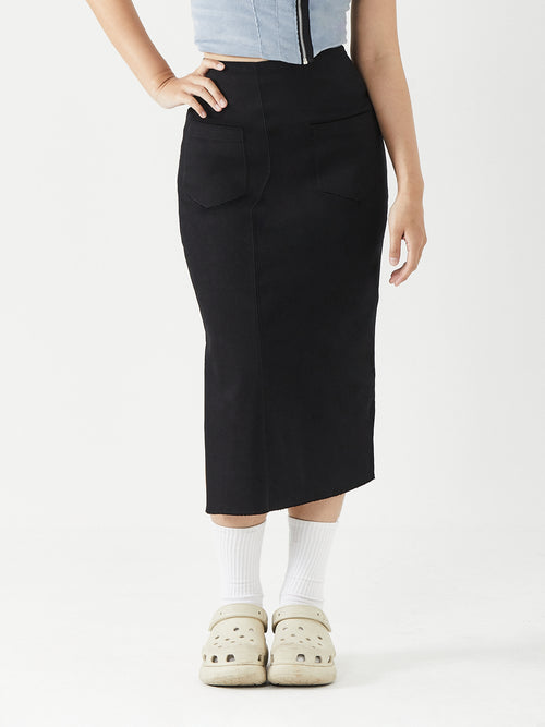 3-Way Asymmetrical Midi Skirt