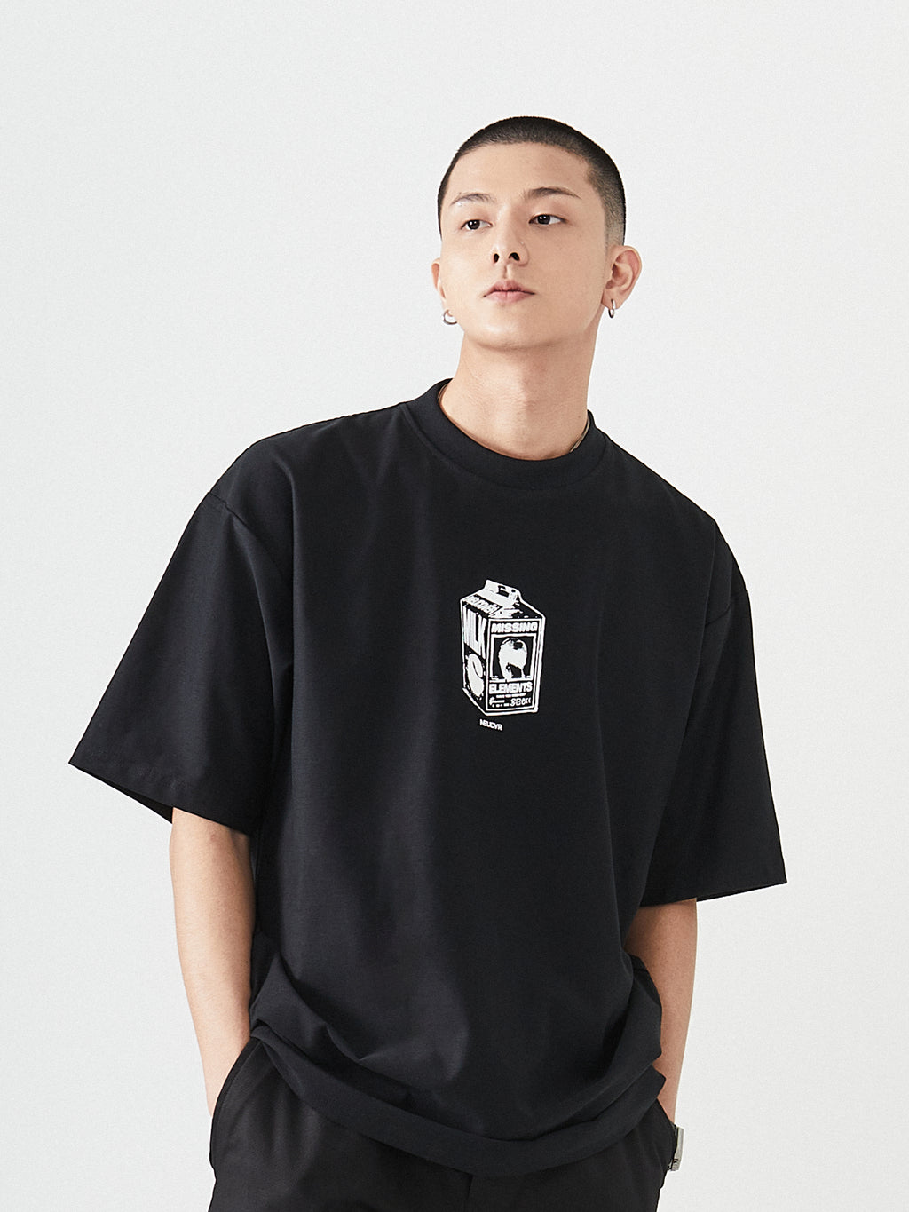 NCVR - Missing Element Milk Tee | Black