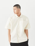 Intricate Spine Style Shirt | Beige