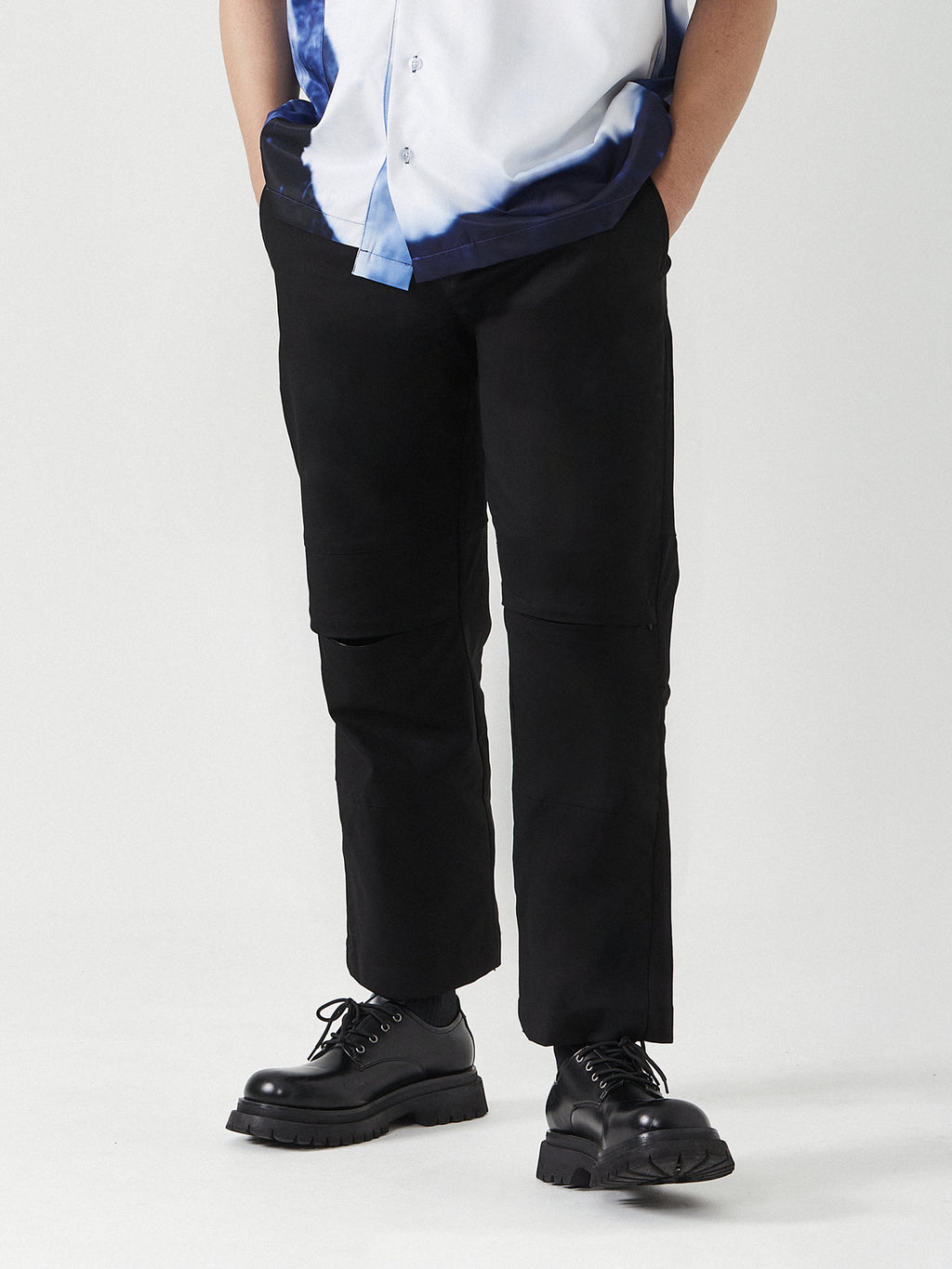 Modern Cut Zip Slit Pants