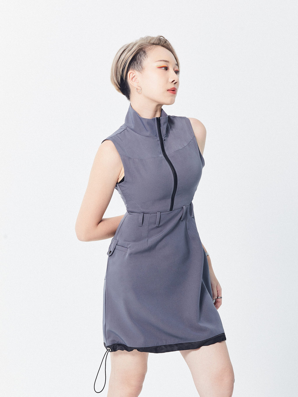 Sleeveless Cargo Dress