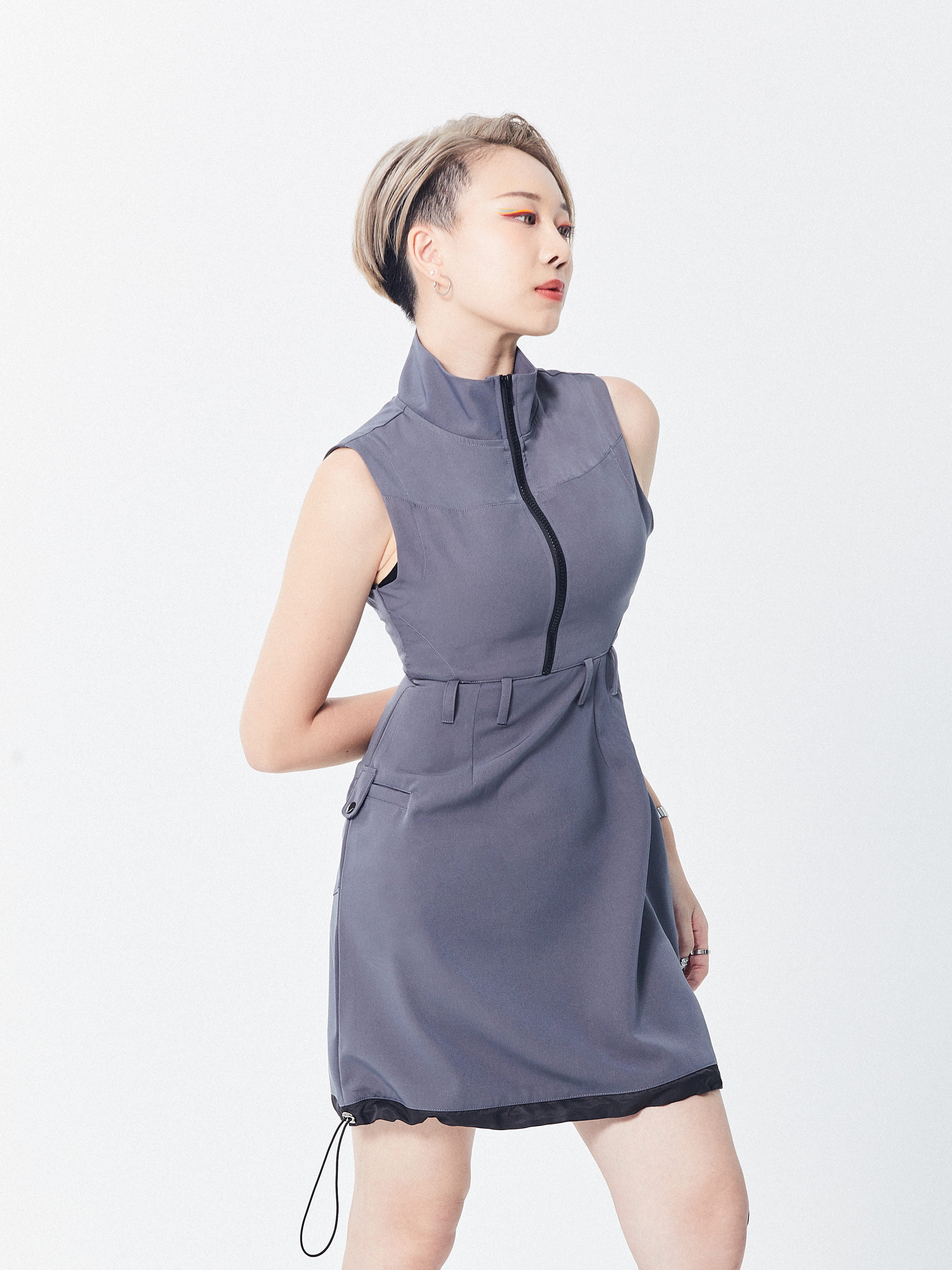 Sleeveless Cargo Dress
