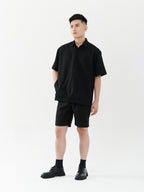Side Down Pocket Shirt | Black