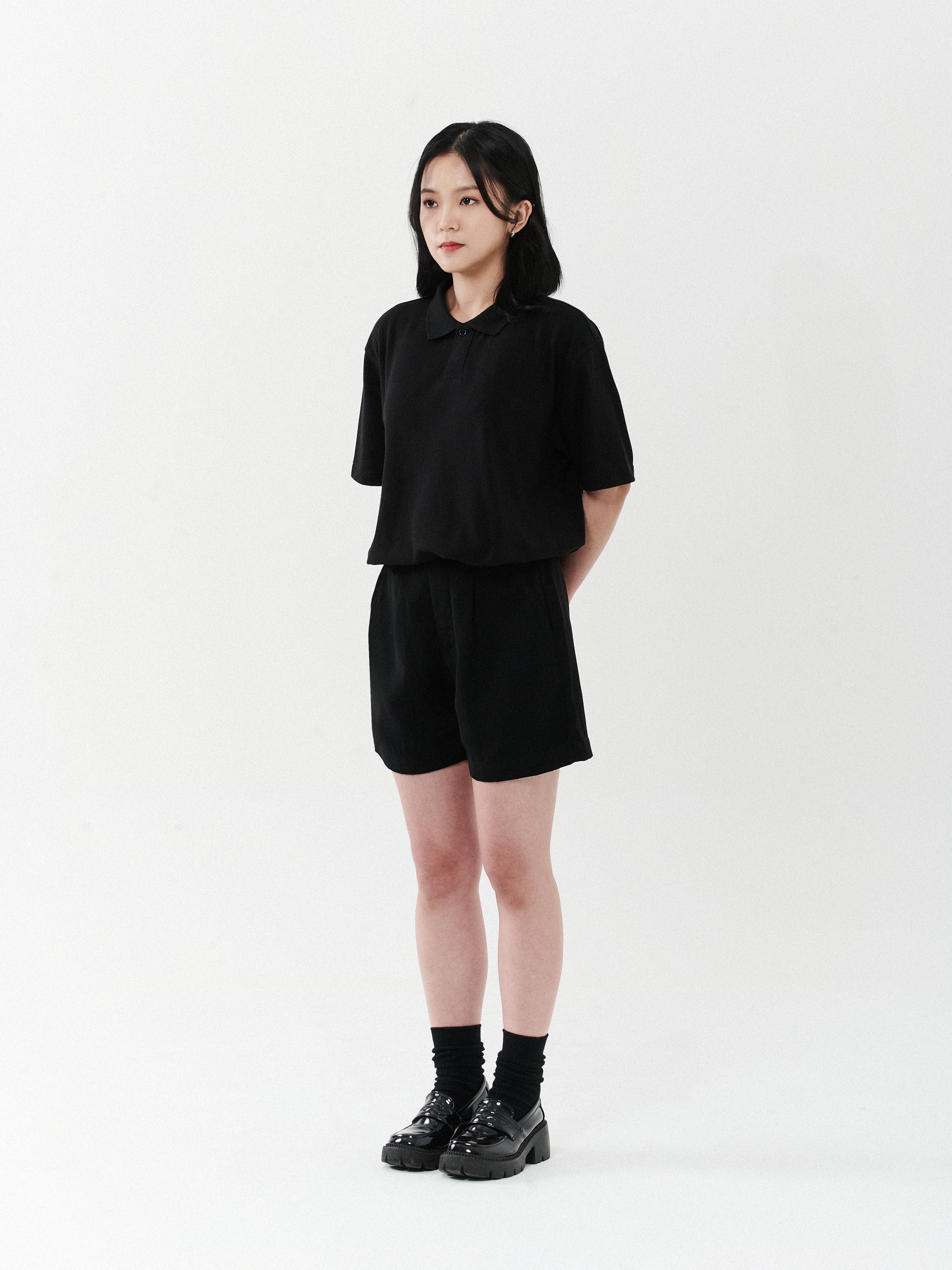 Slim Fit Polo Shirt | Black
