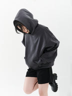 Relaxed Fit Fleece Hoodie