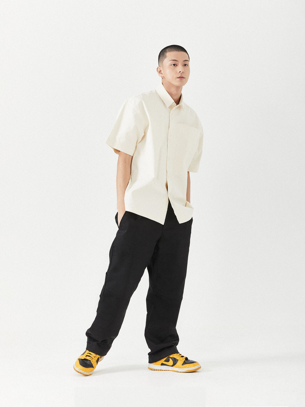 Intricate Spine Style Shirt | White