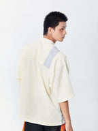 Mandarin Layered Pocket Shirt
