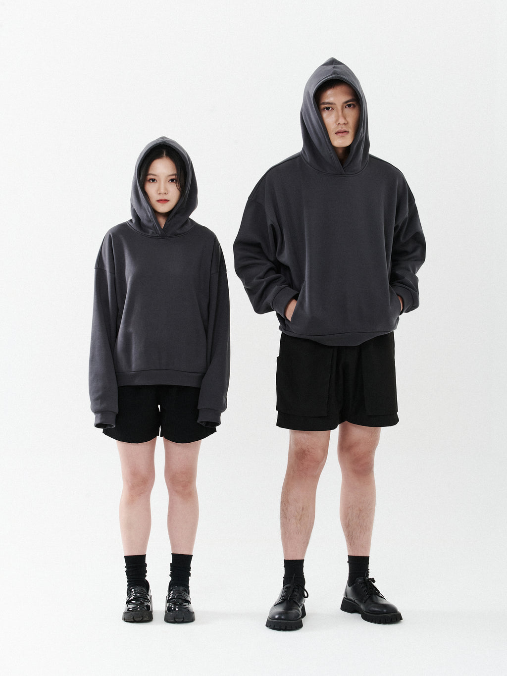 Relaxed Fit Fleece Hoodie