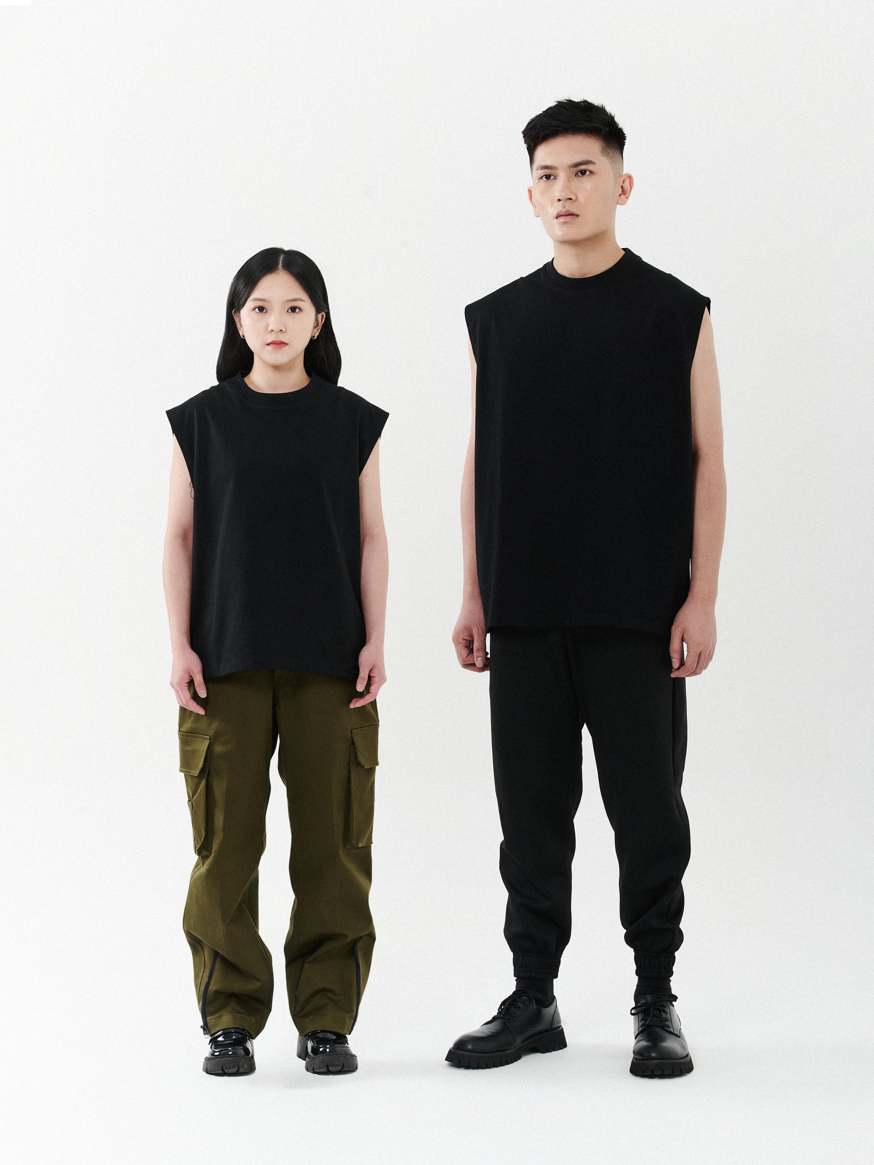 Cotton Sleeveless Vest Top