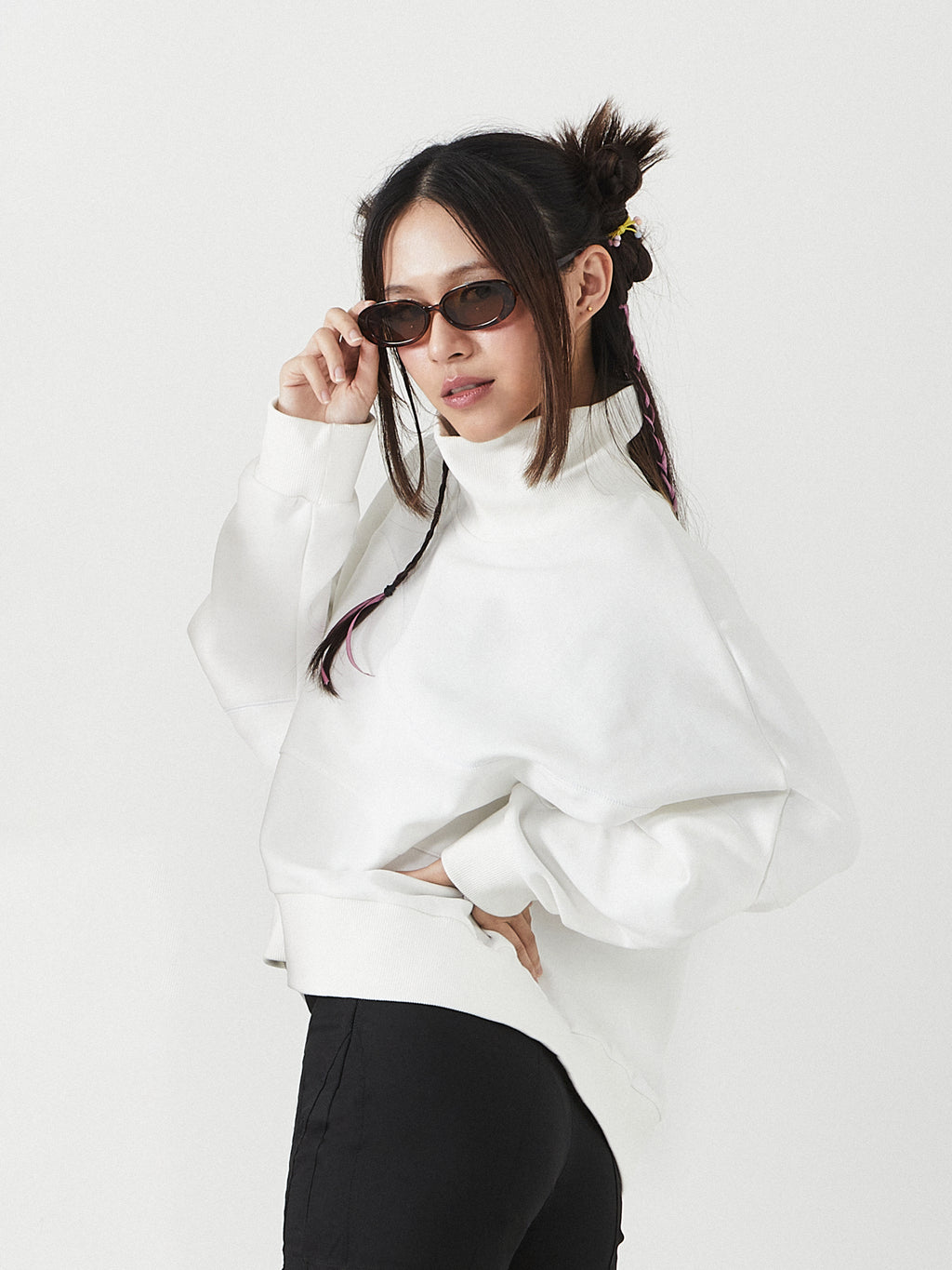 Oversize High Neck Sweater