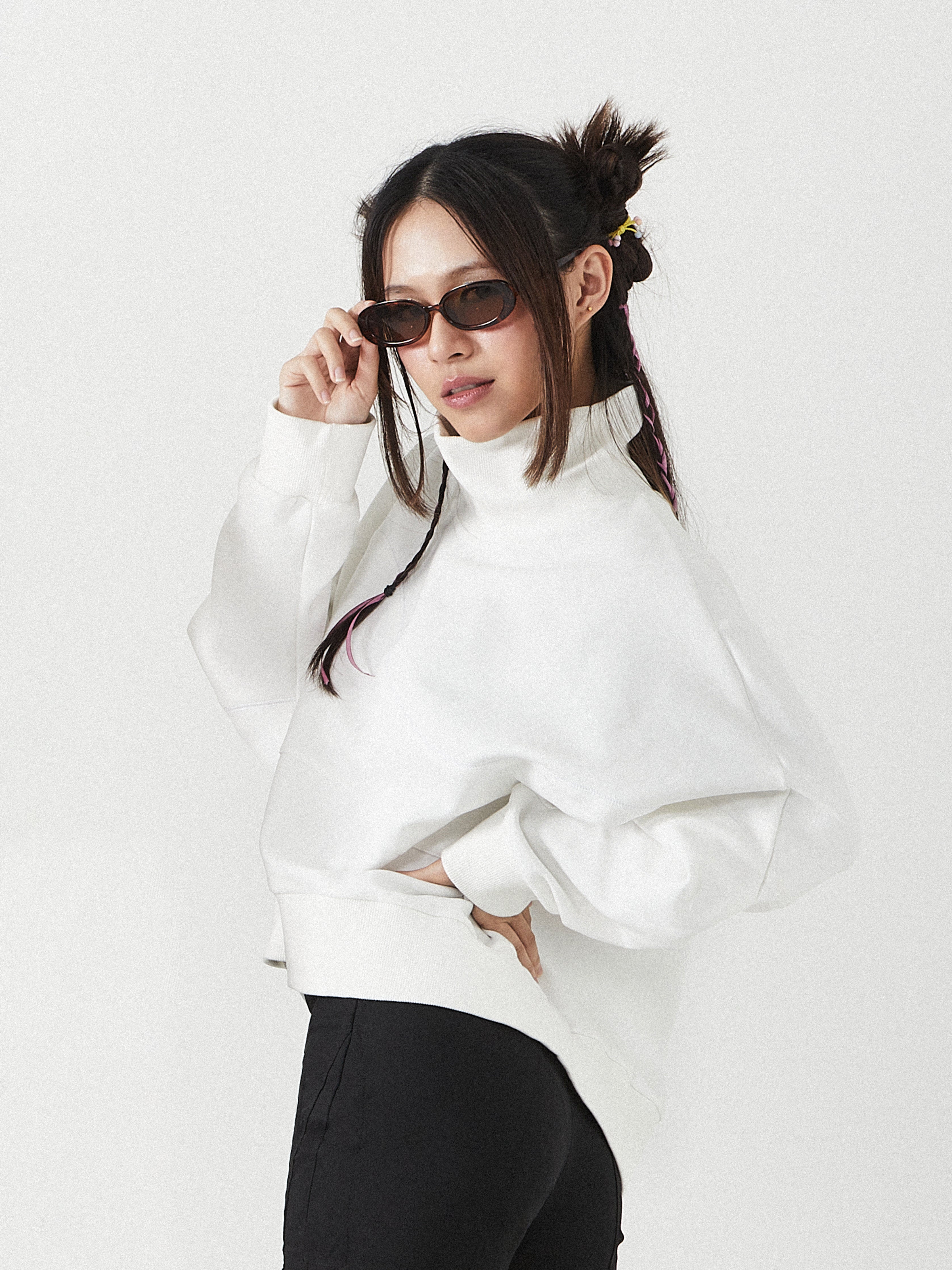 Oversize High Neck Sweater