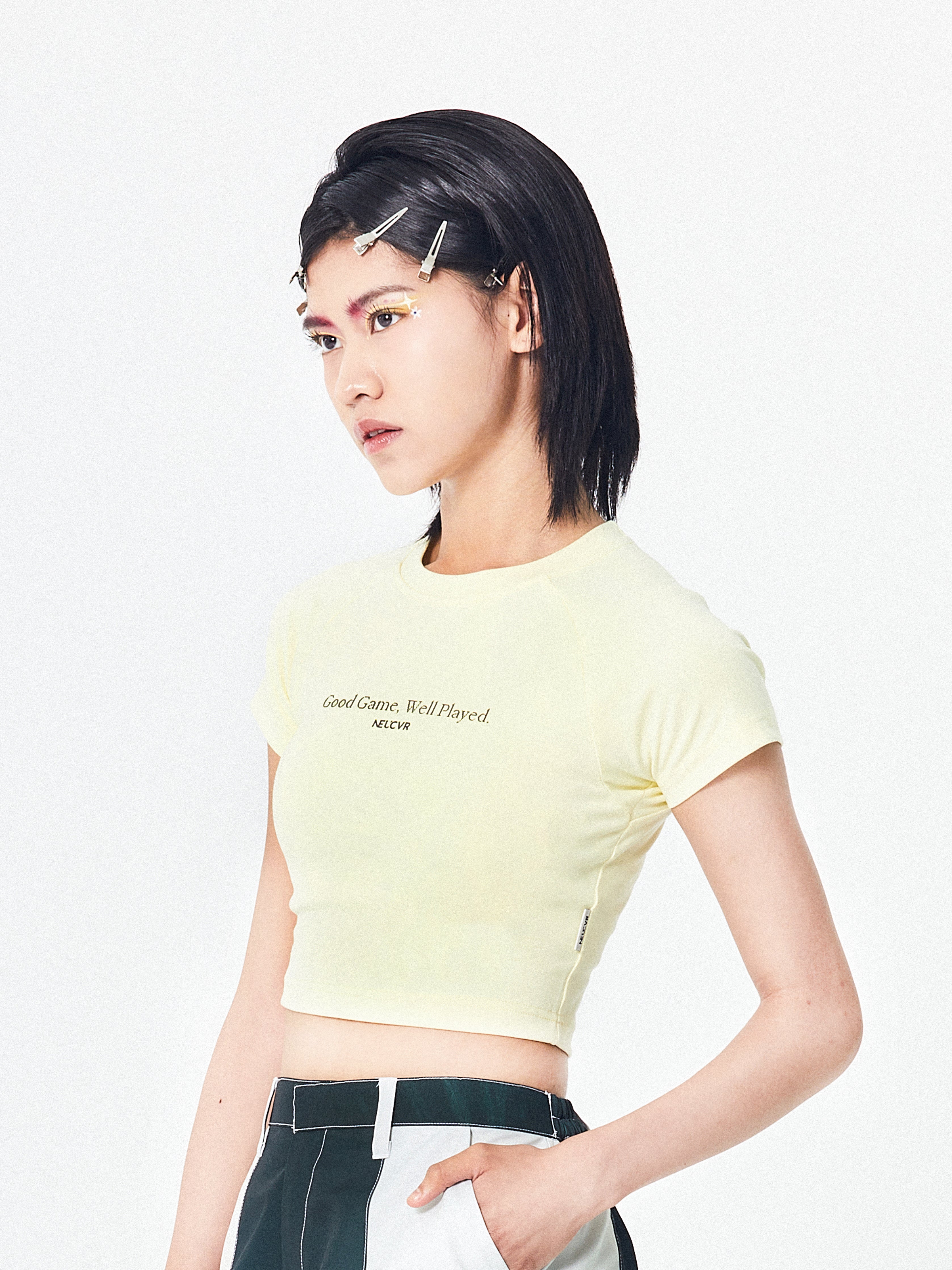 Raglan Baby Tee | Yellow