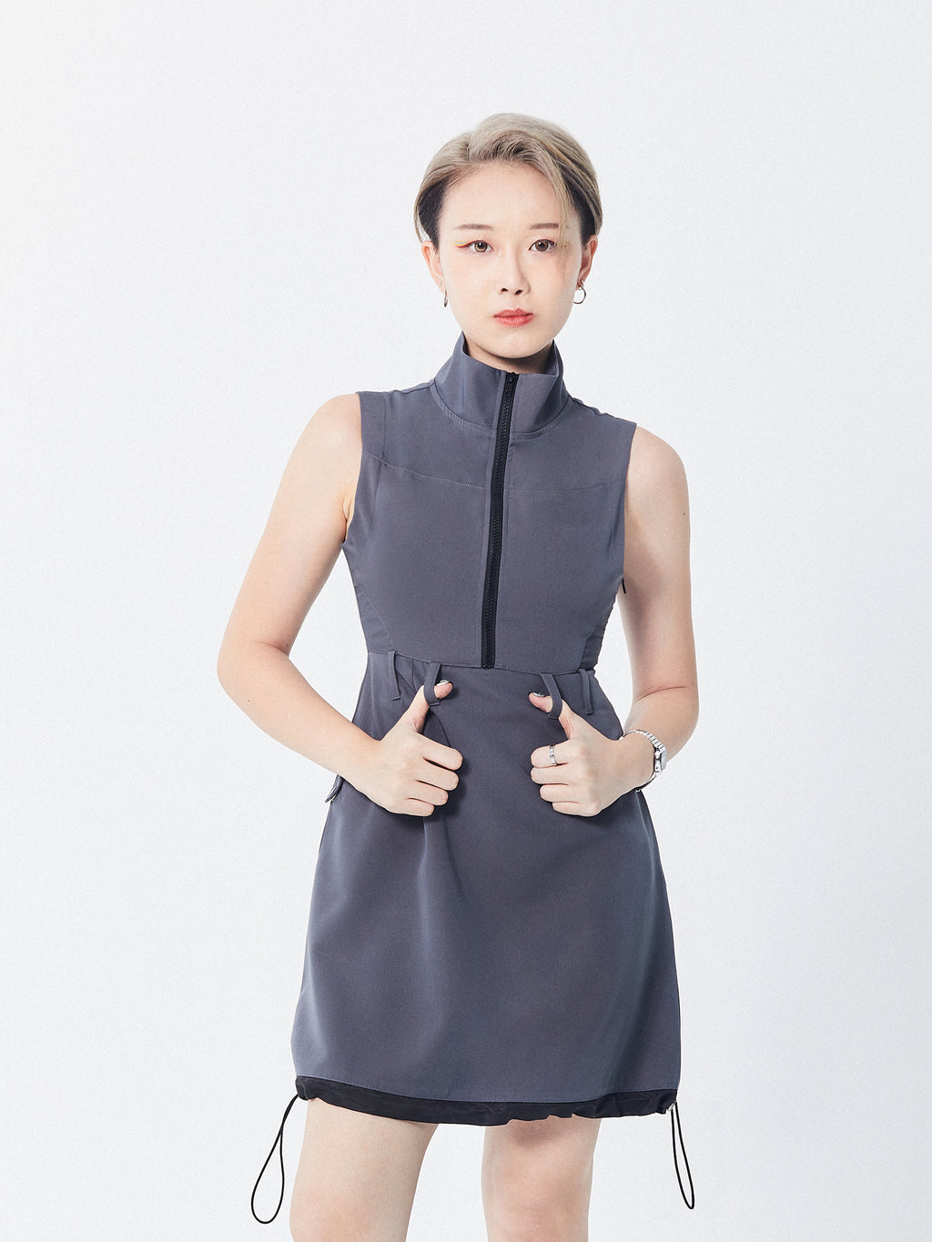 Sleeveless Cargo Dress