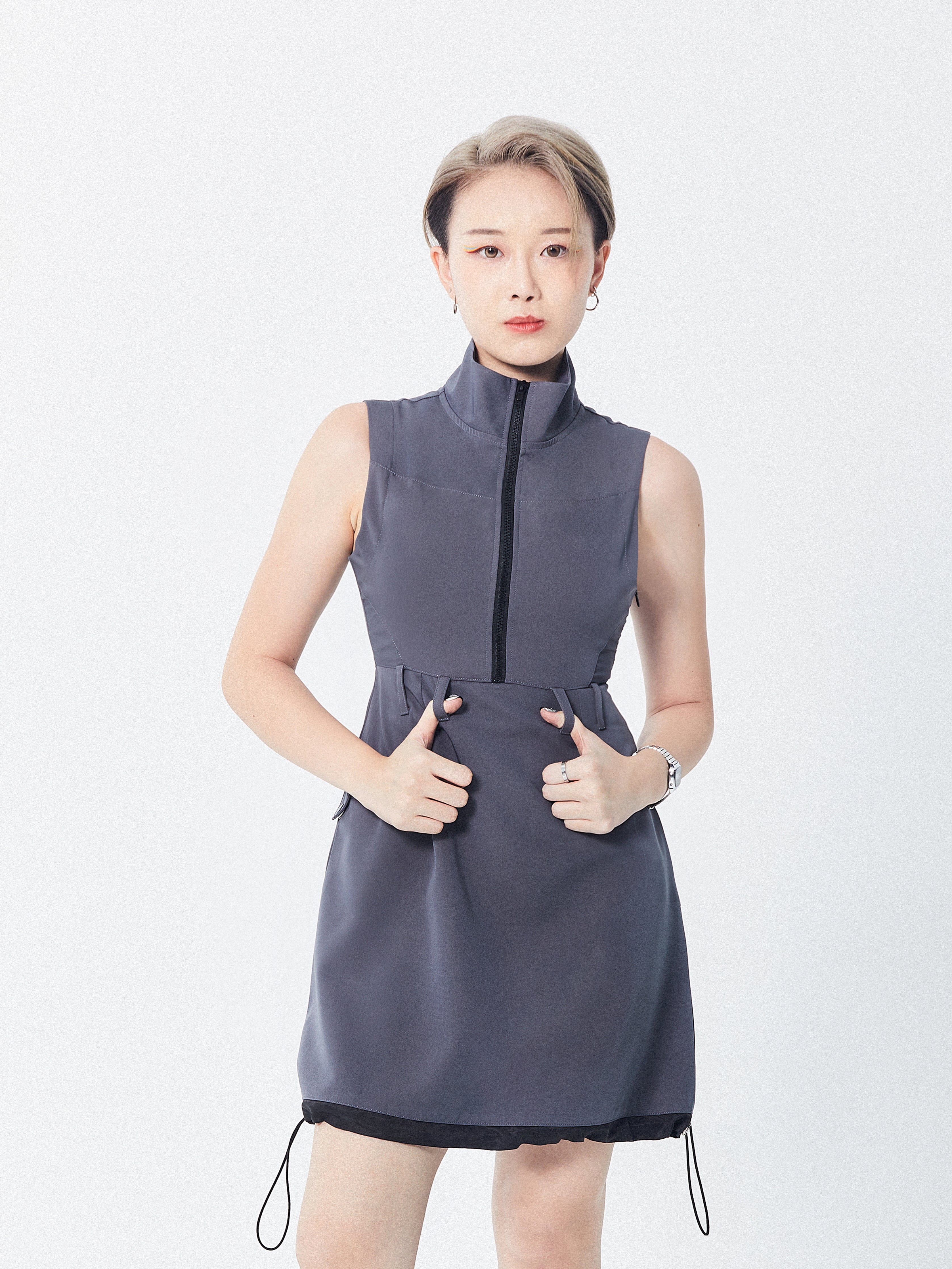 Sleeveless Cargo Dress
