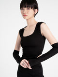 NCVR - Undersleeves Square Neck Top