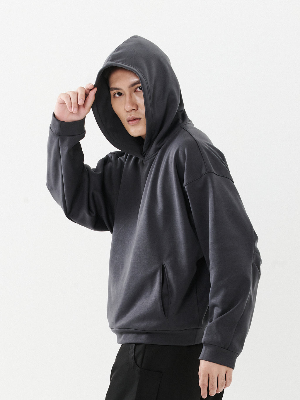 Relaxed Fit Fleece Hoodie