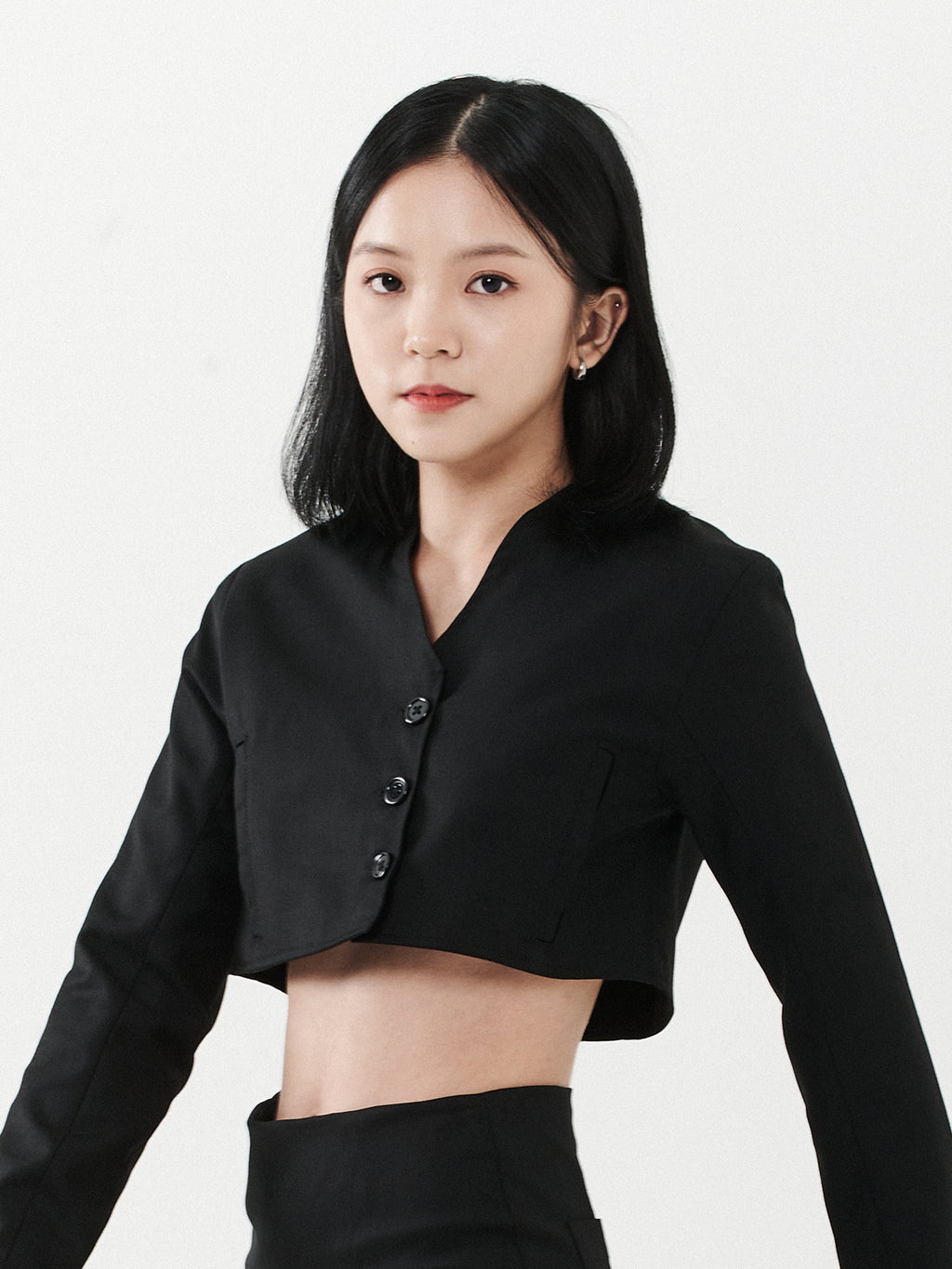 Tailored Cropped Blazer
