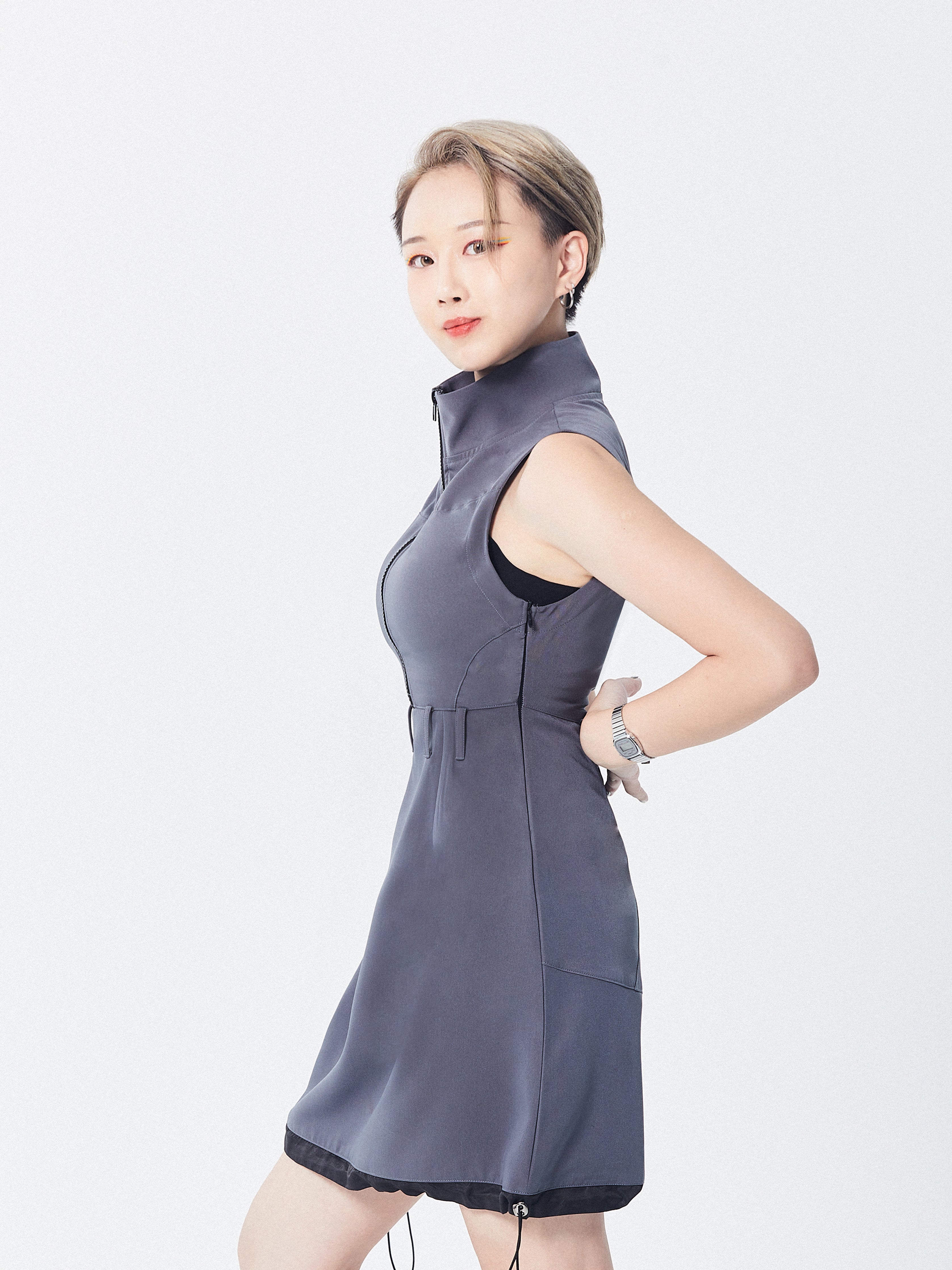 Sleeveless Cargo Dress
