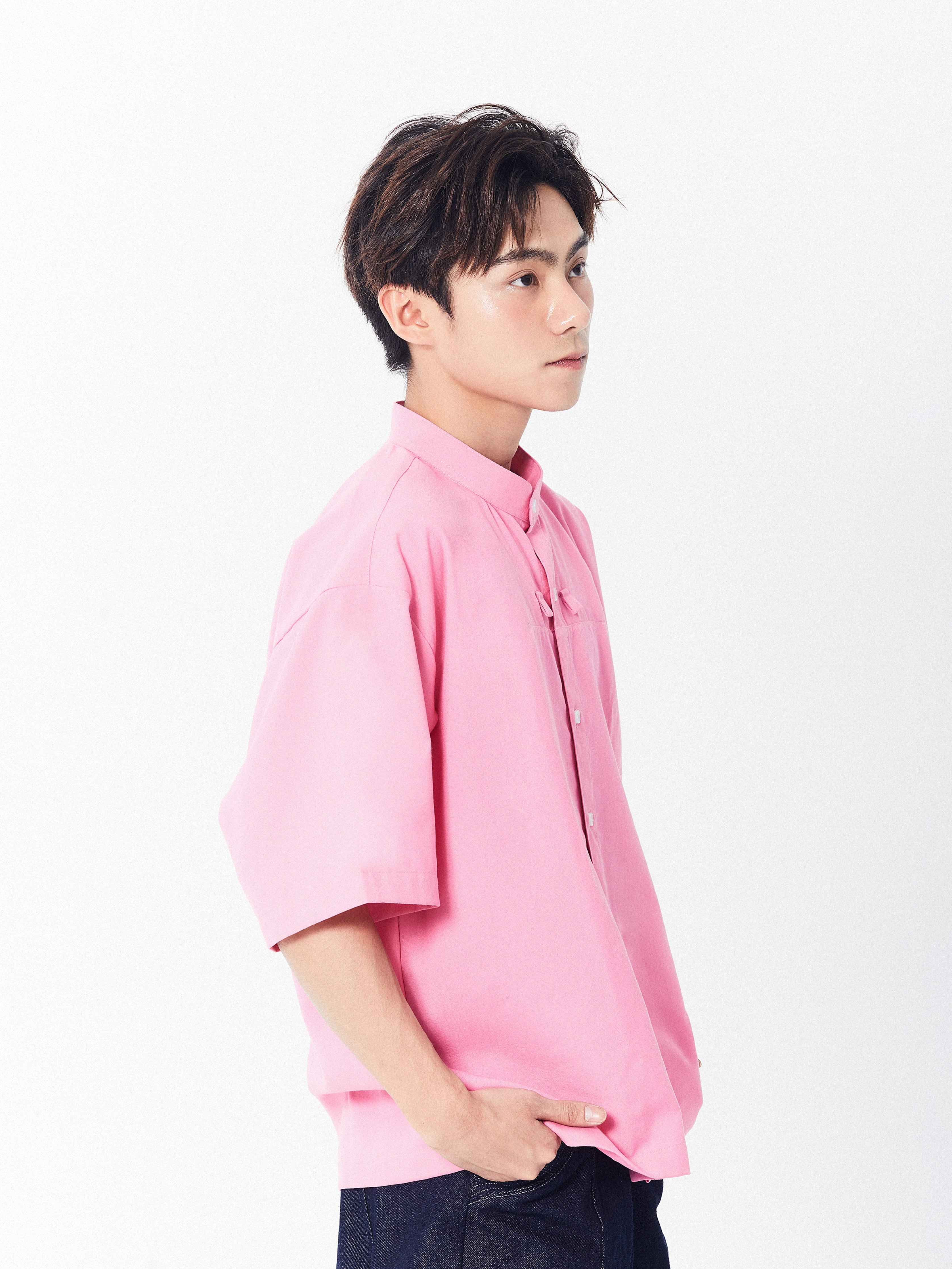 Mandarin Essence Shirt | Grey