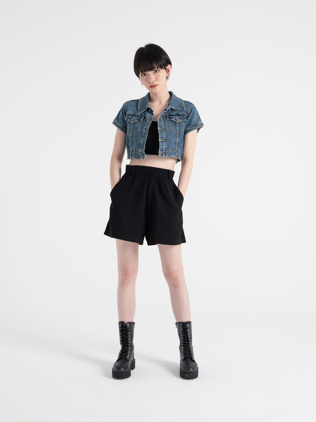 Neucvr Classic - High Waist Bermuda Shorts