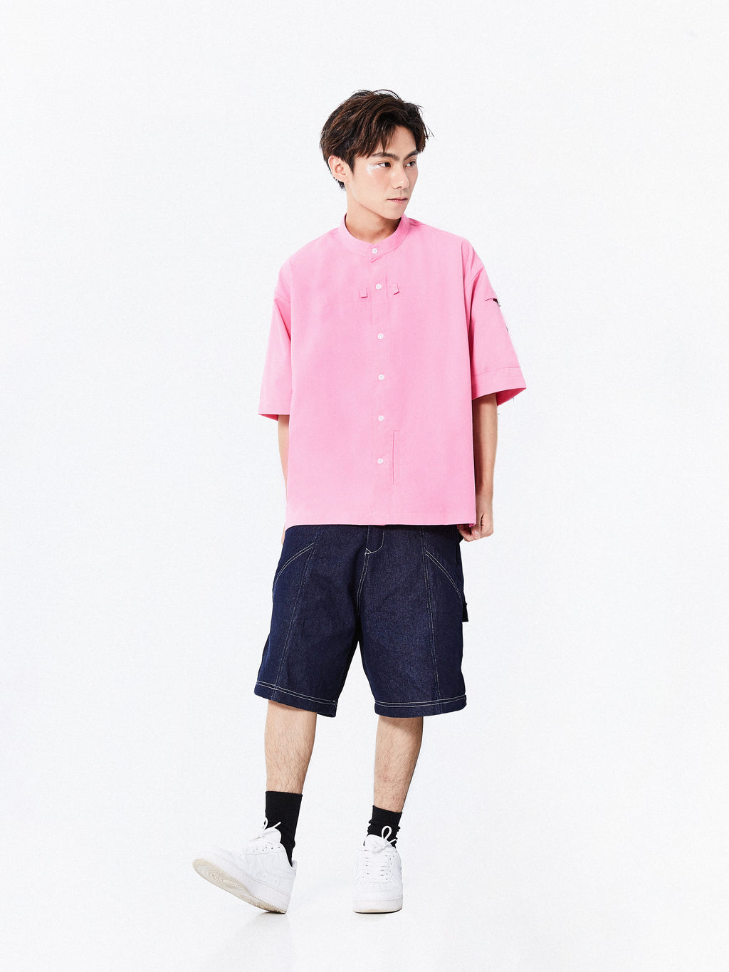 Mandarin Essence Shirt | Grey