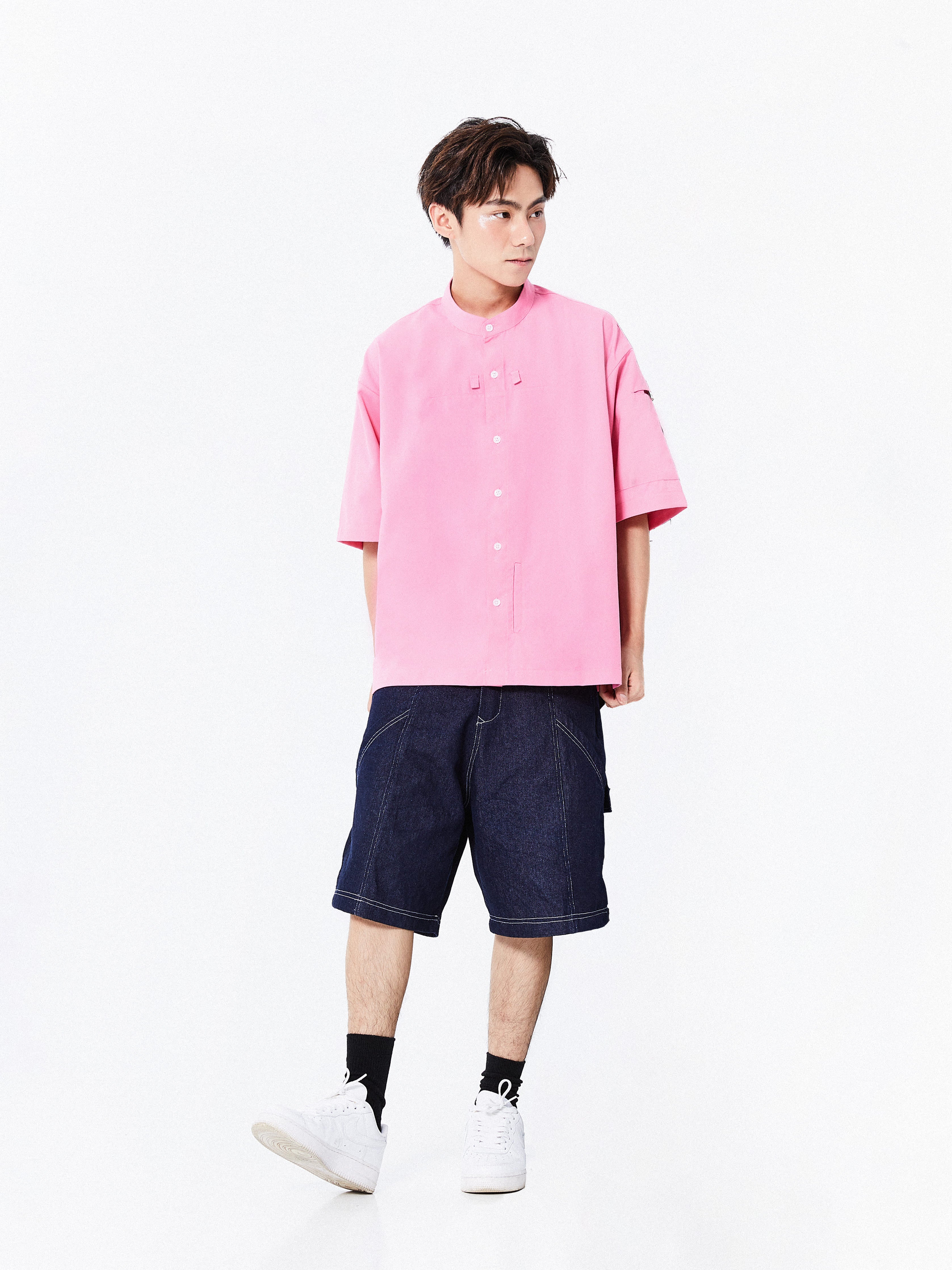 Mandarin Essence Shirt | Grey
