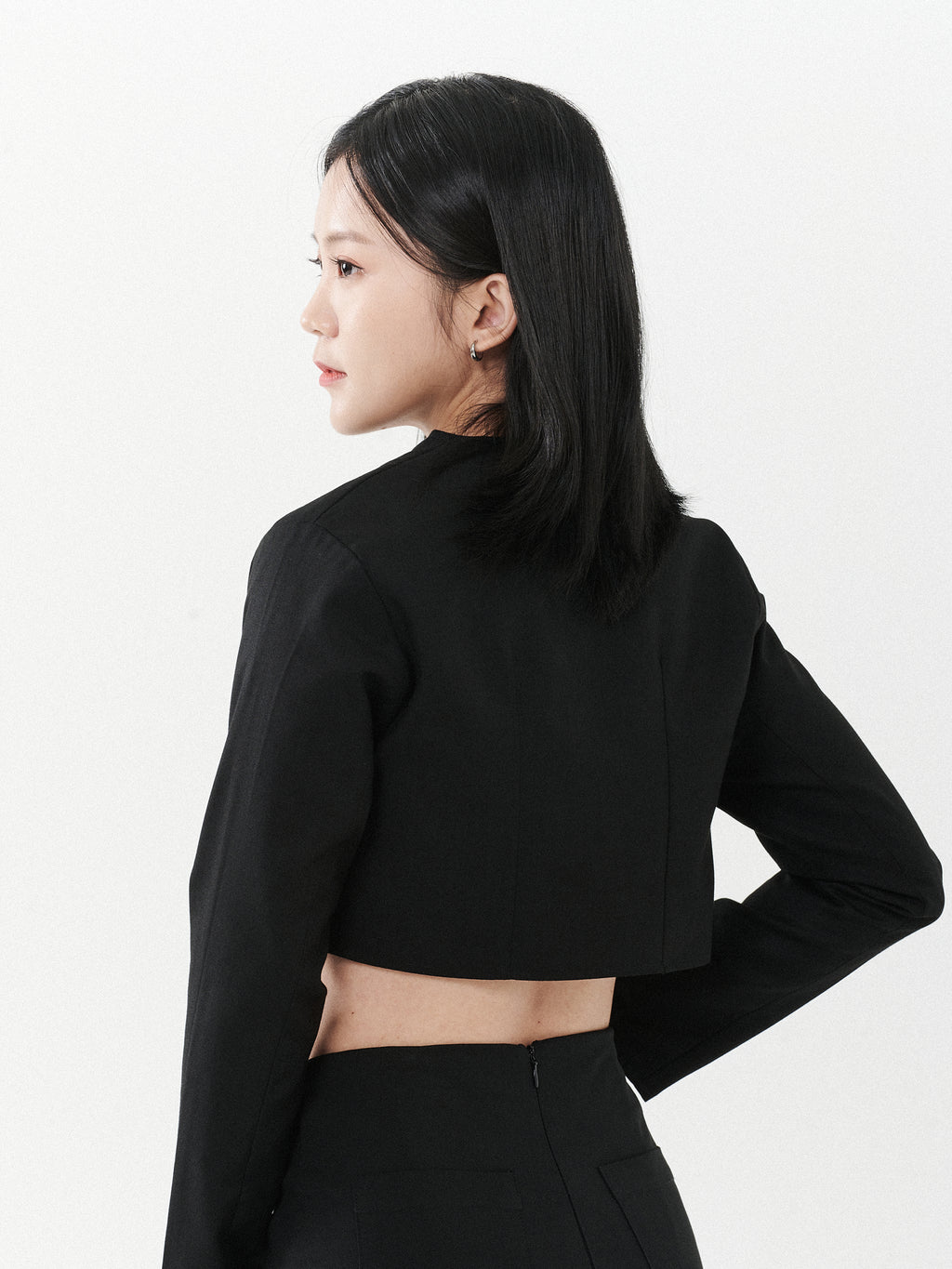 Tailored Cropped Blazer