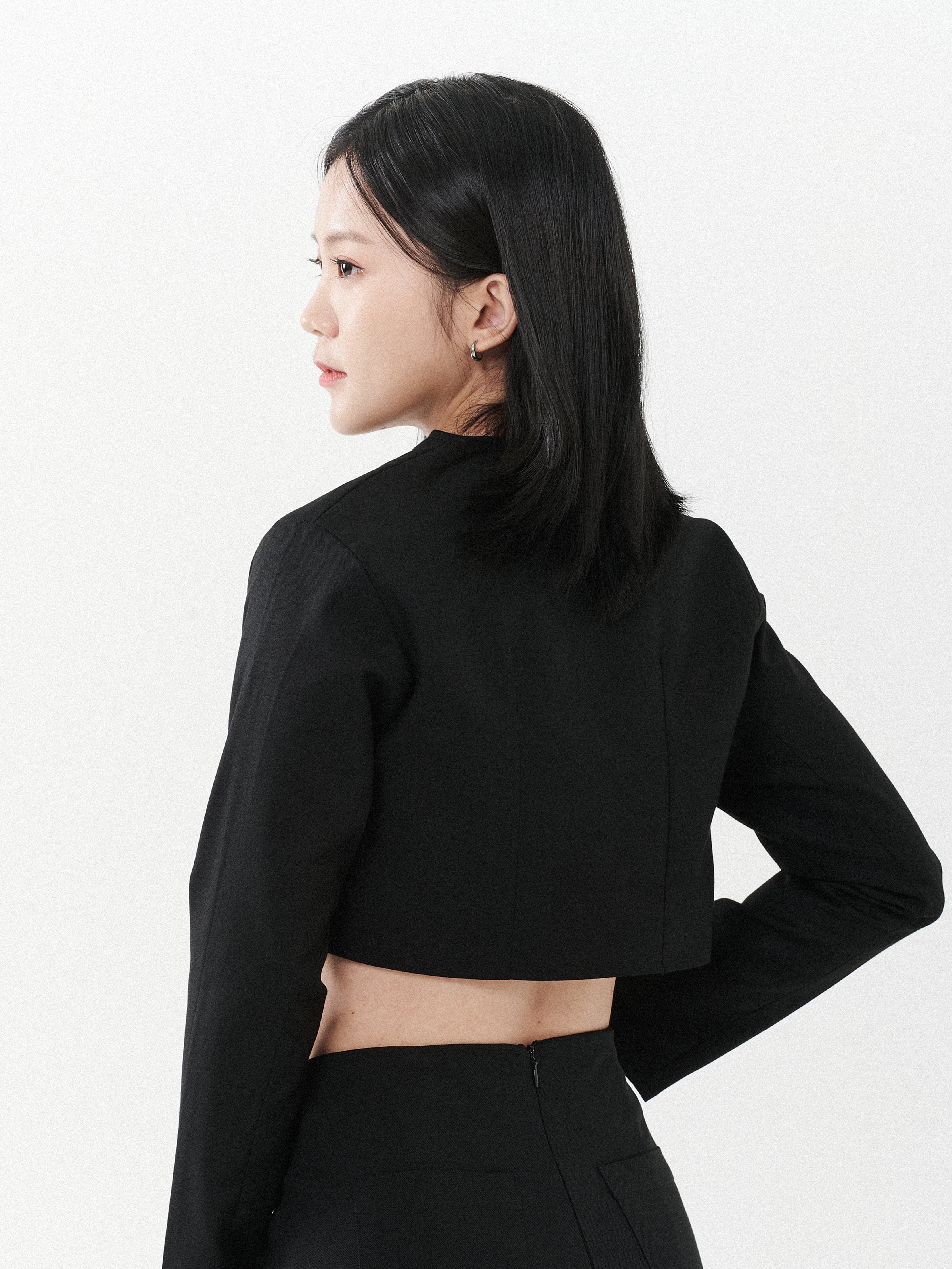 Tailored Cropped Blazer