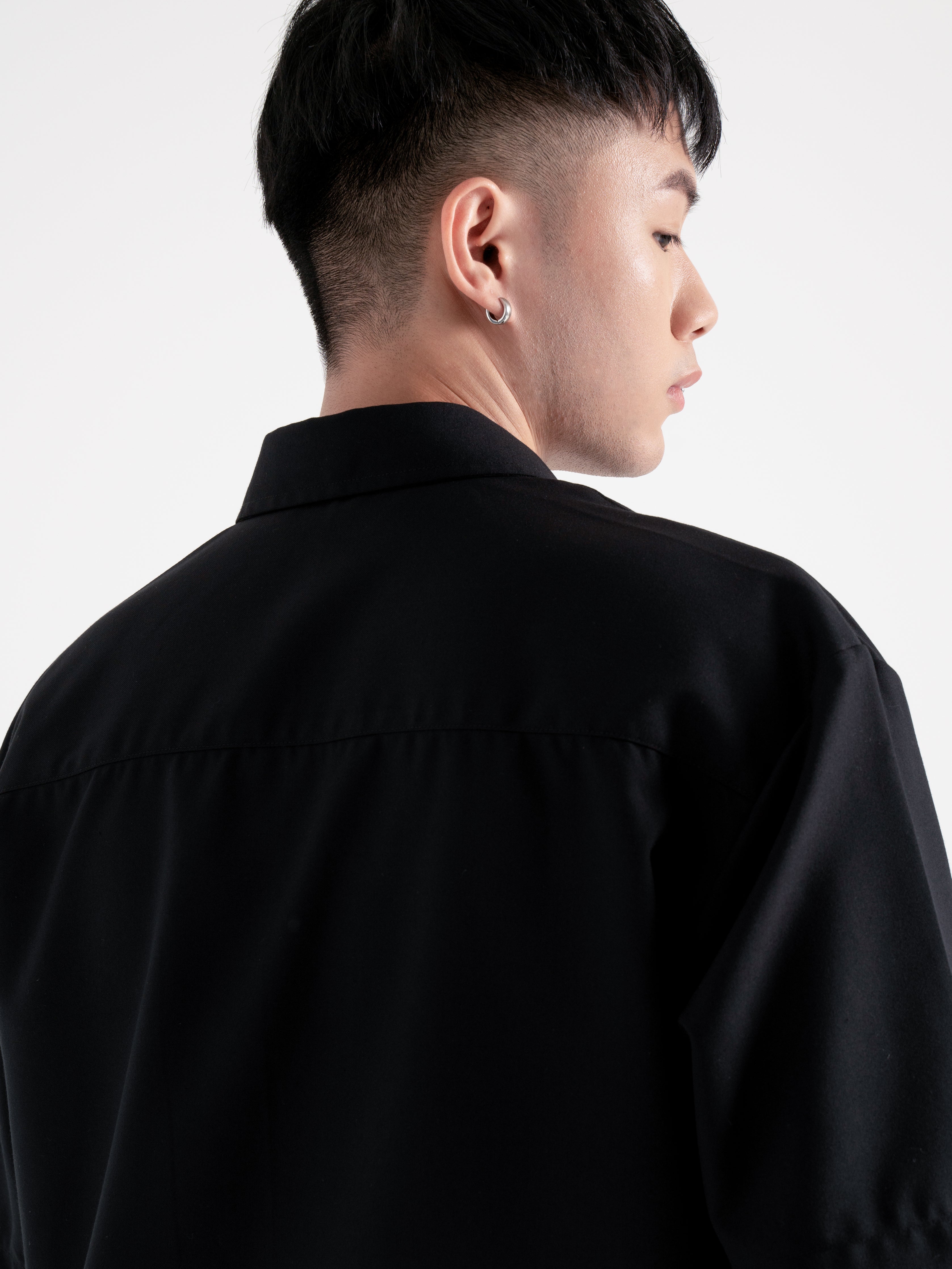 Neucvr Classic - Irregular Pocket Shirt (Black)