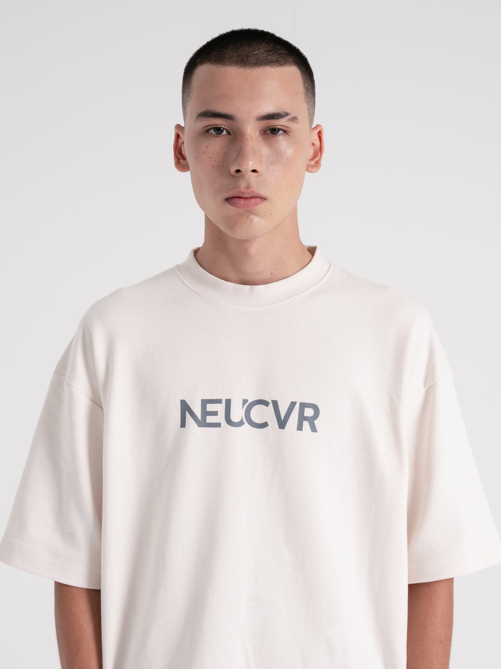 Neucvr Way - Essential Oversized Tee (Beige) Unisex