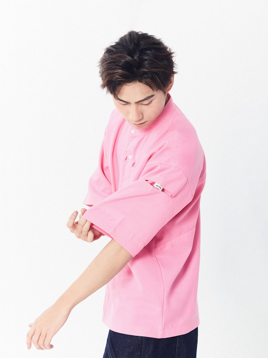 Mandarin Essence Shirt | Grey