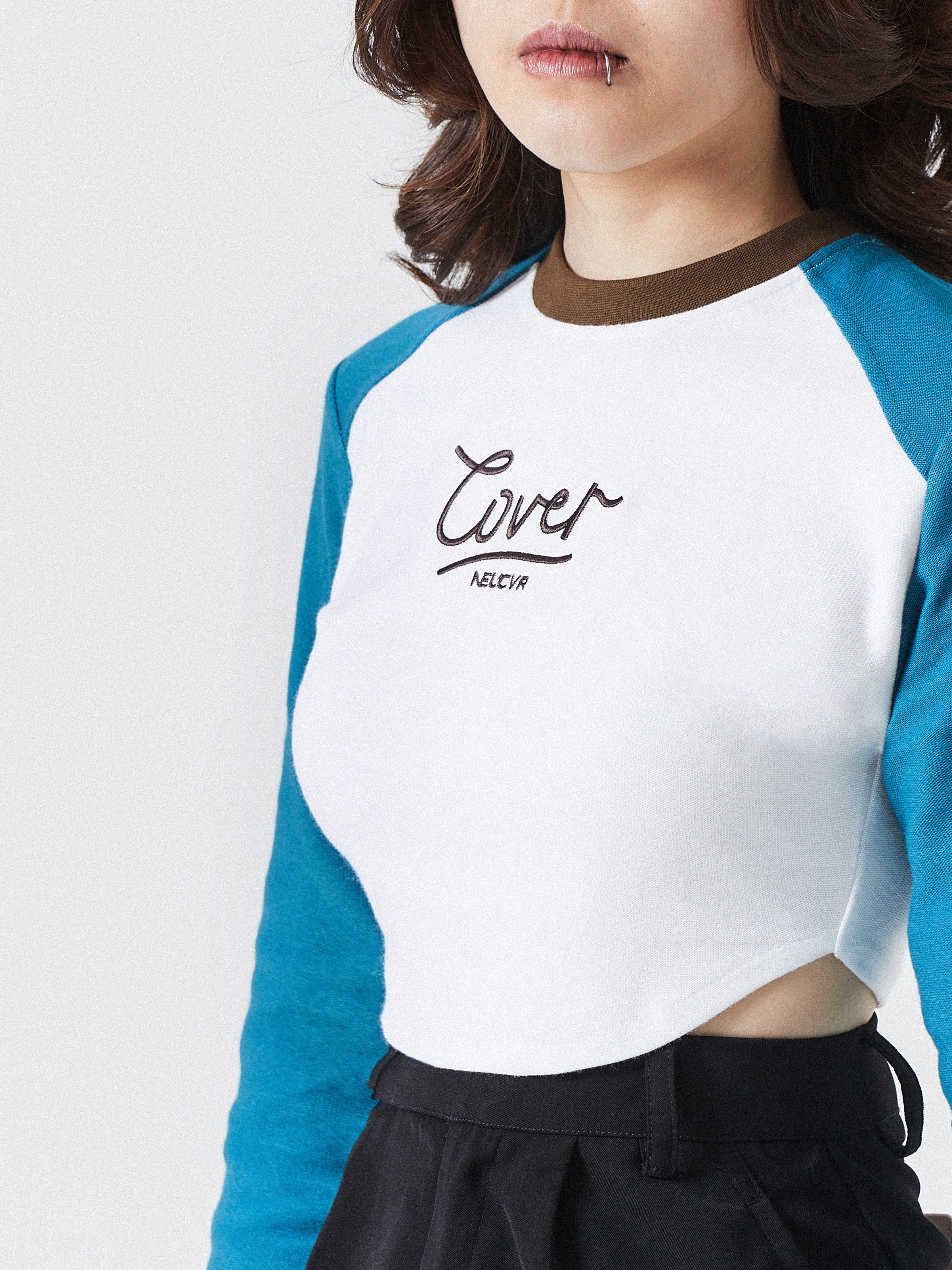 NCVR Cover Raglan Long Sleeves Crop | Brown