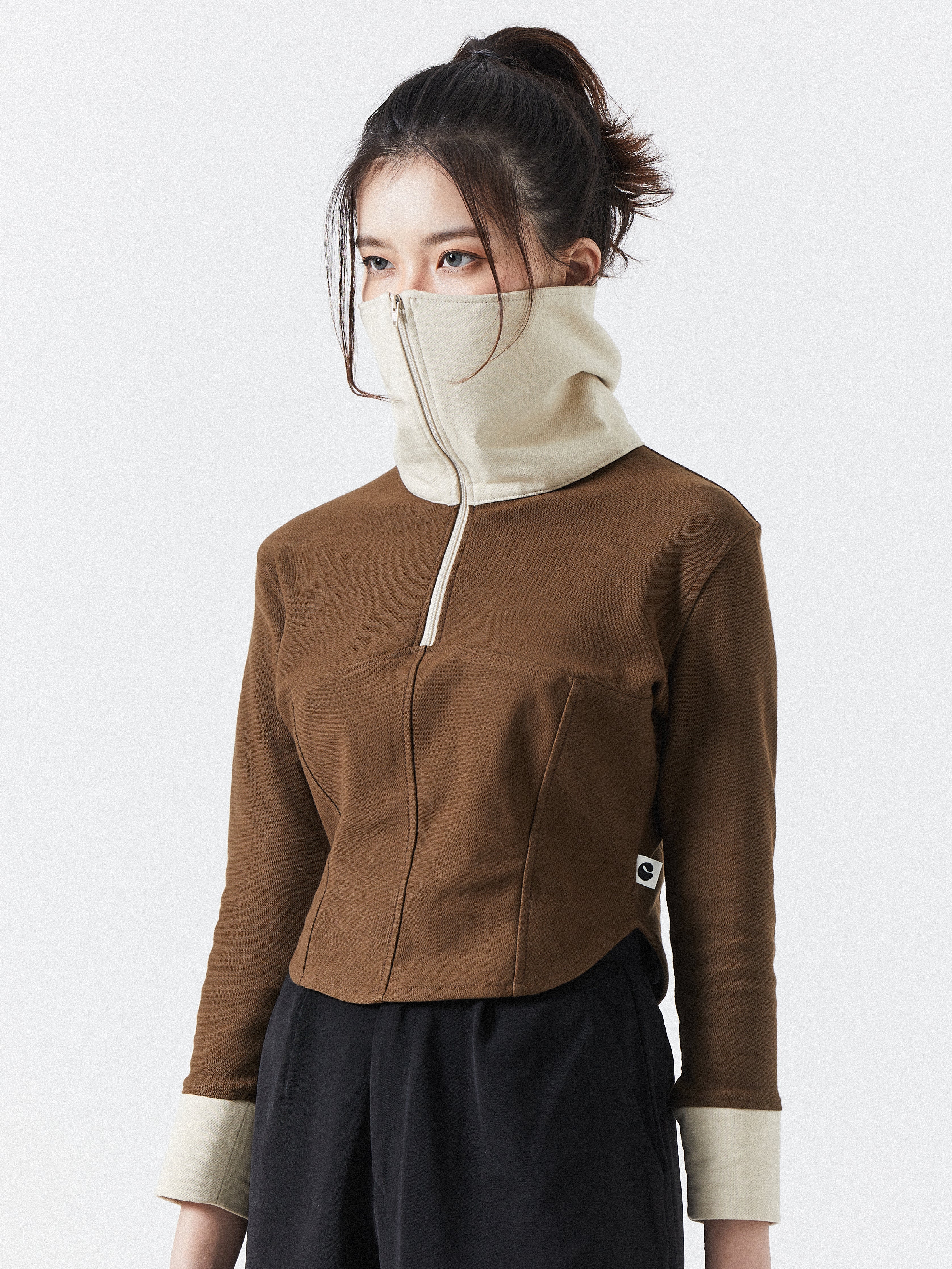 NCVR Turtleneck Long Sleeve Crop