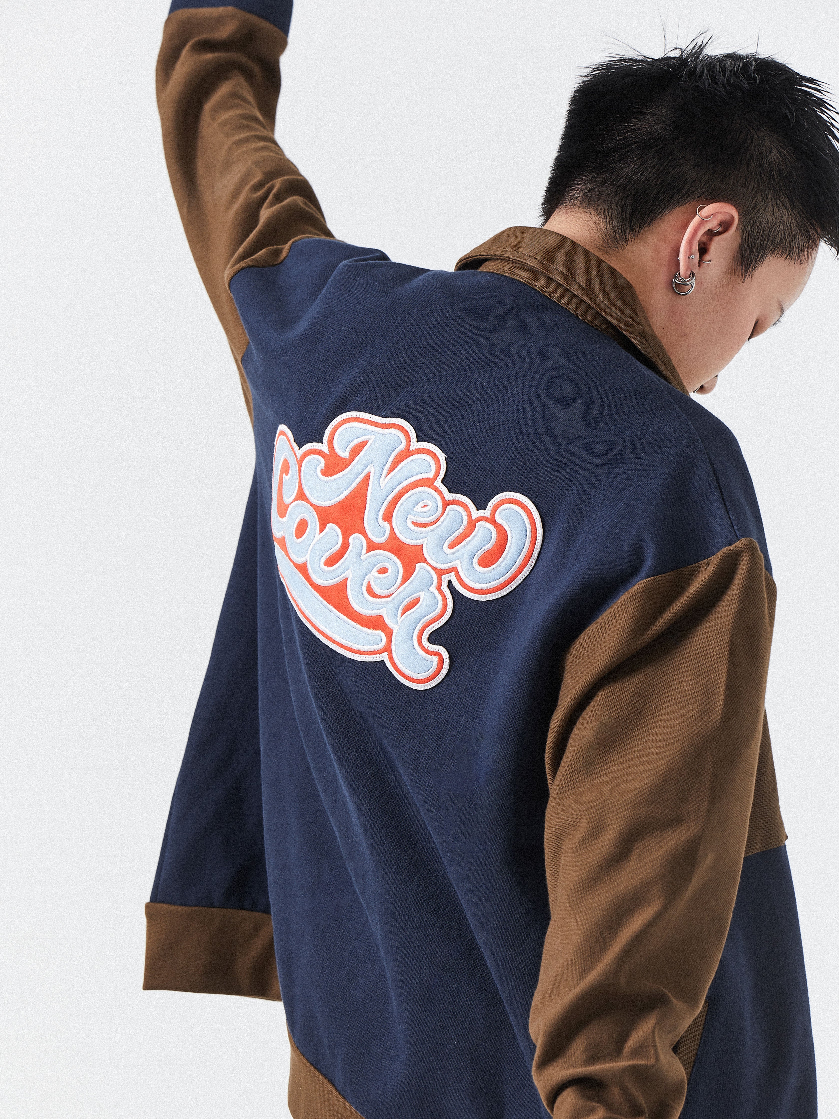 Unisex Dual Color Bomber Jacket