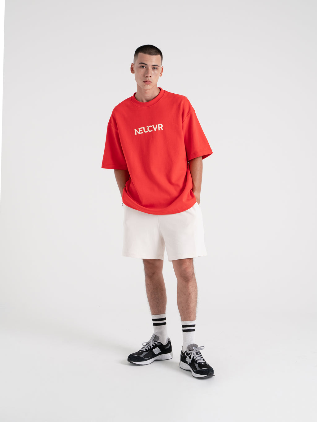 Neucvr Way - Essential Oversized Tee (Red) Unisex