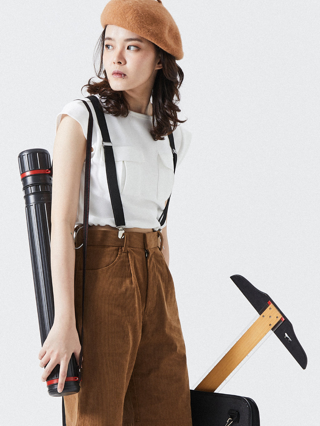 NCVR Dual Pocket Drawstring Waist Top