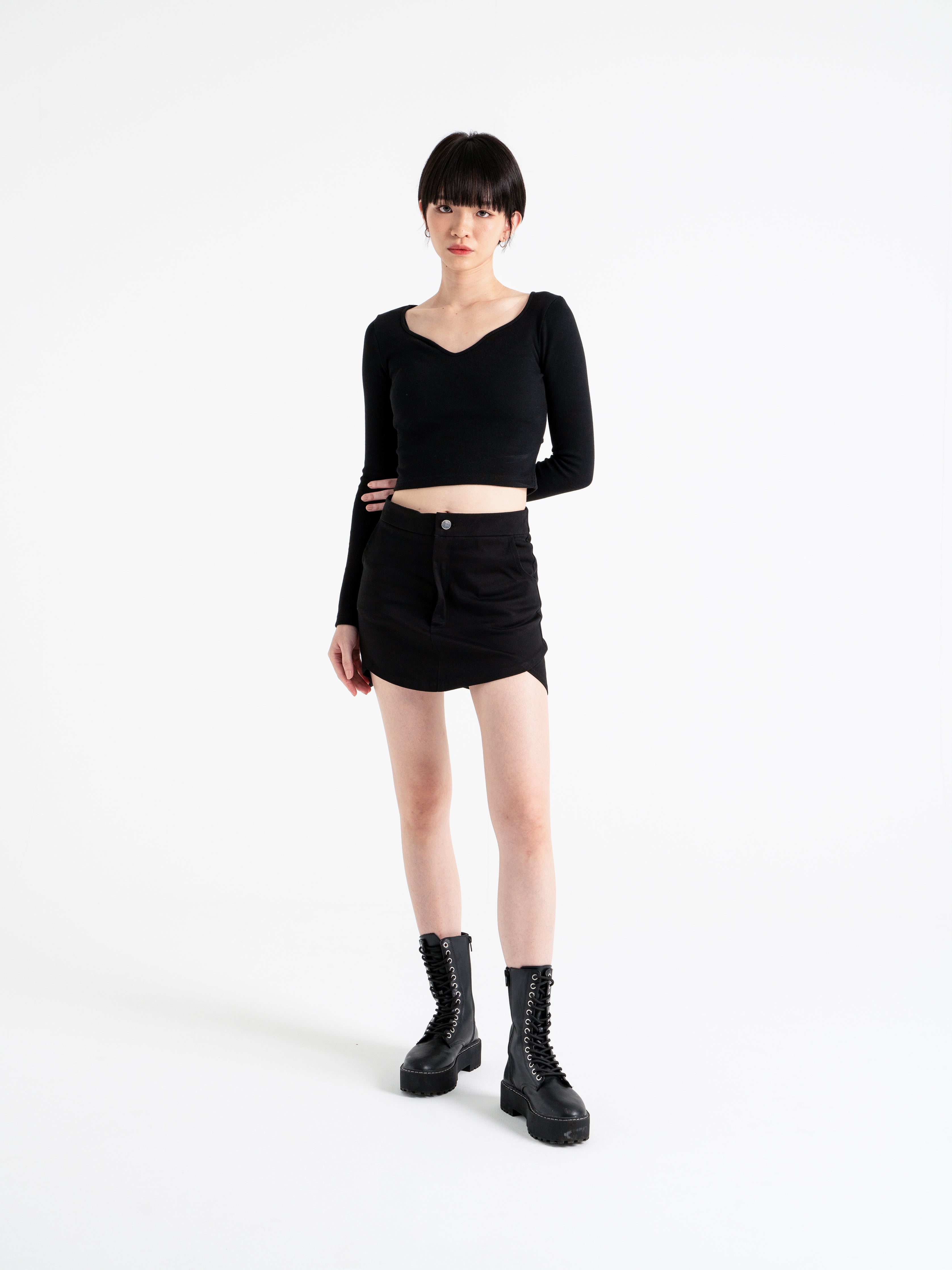 NCVR - Sweetheart Long-Sleeves Top