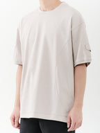 Double C Shape Cutout Tee | Grey
