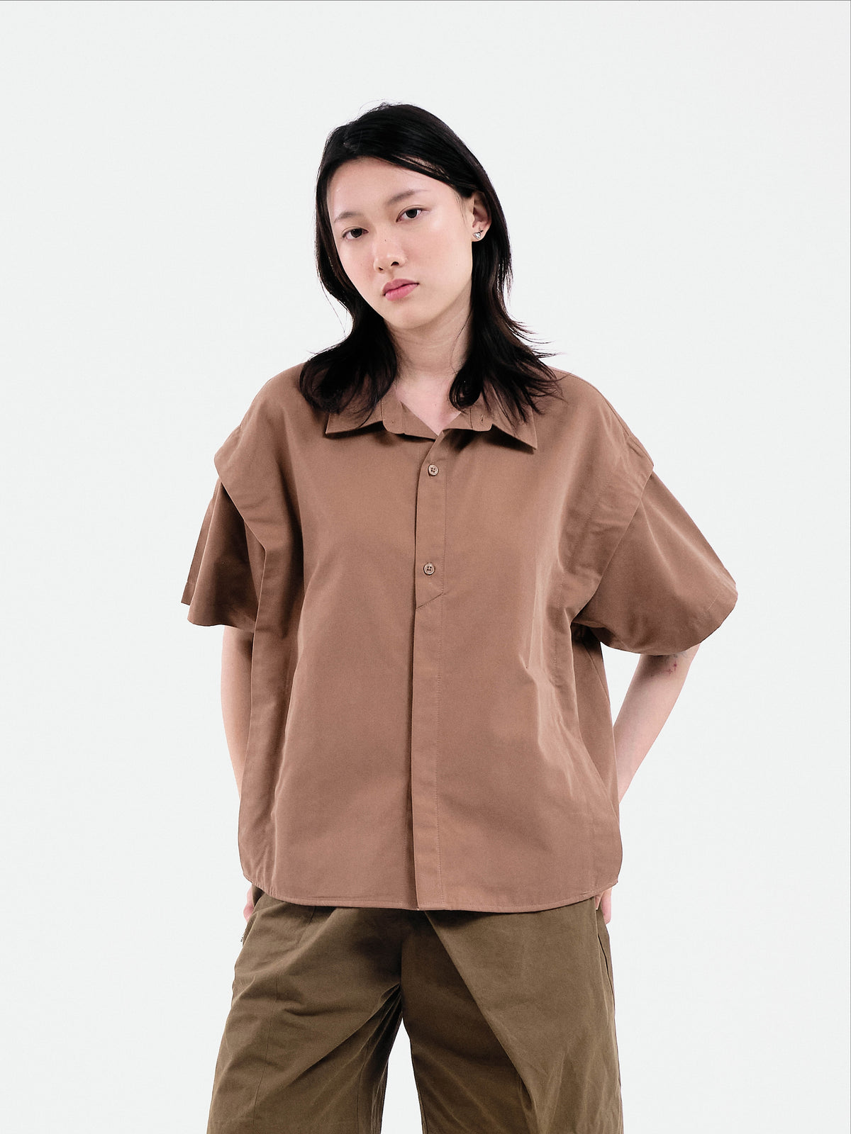 Ego Short Sleeve Shirt | Brown