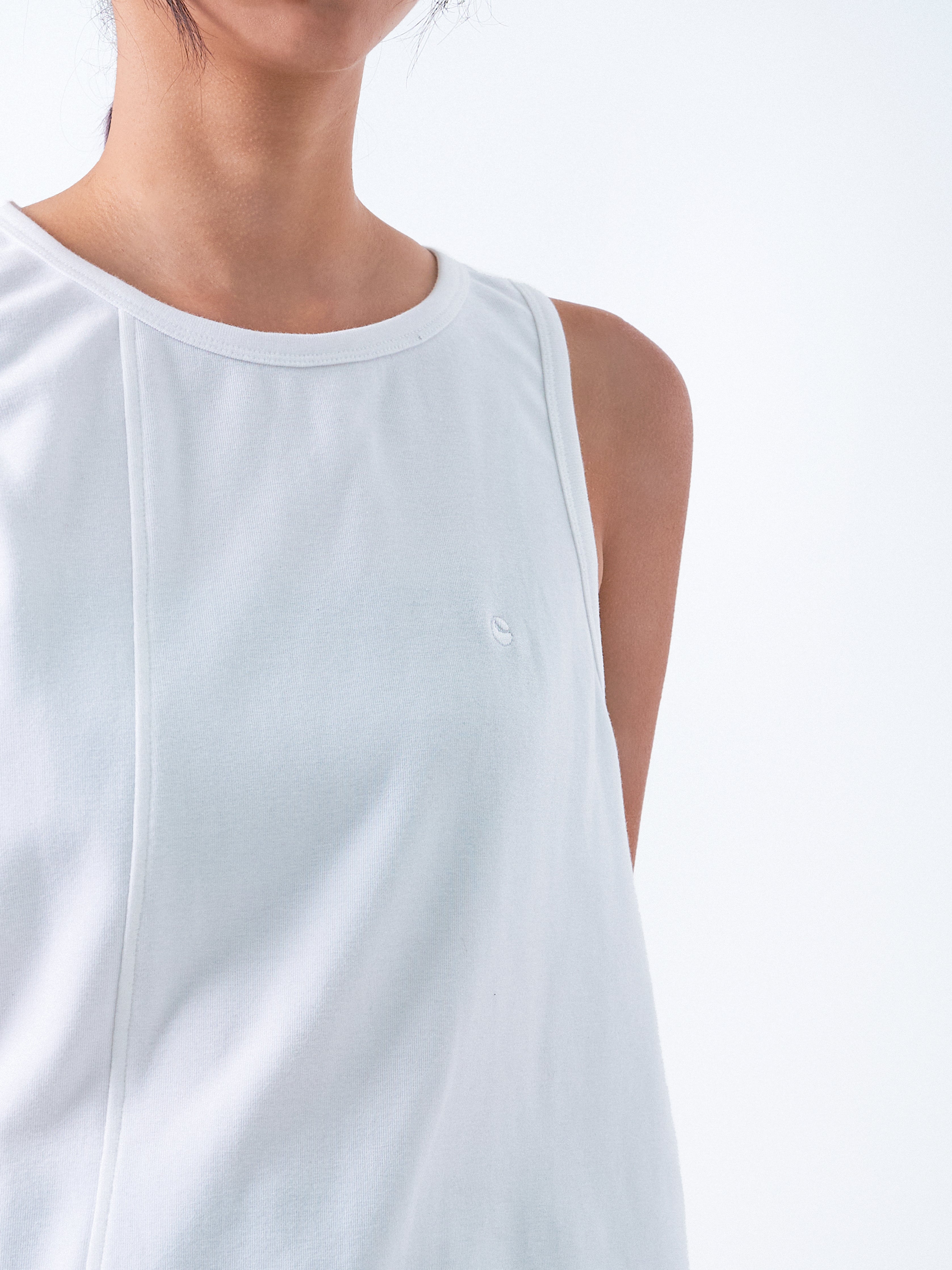 Oversized Gathered Tank Top