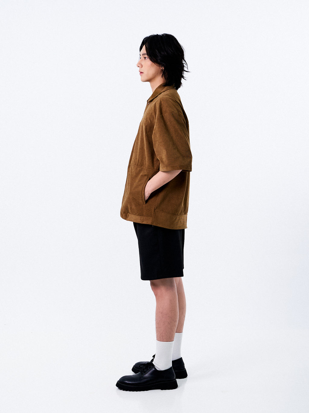 Retro Edgy Corduroy Shirt