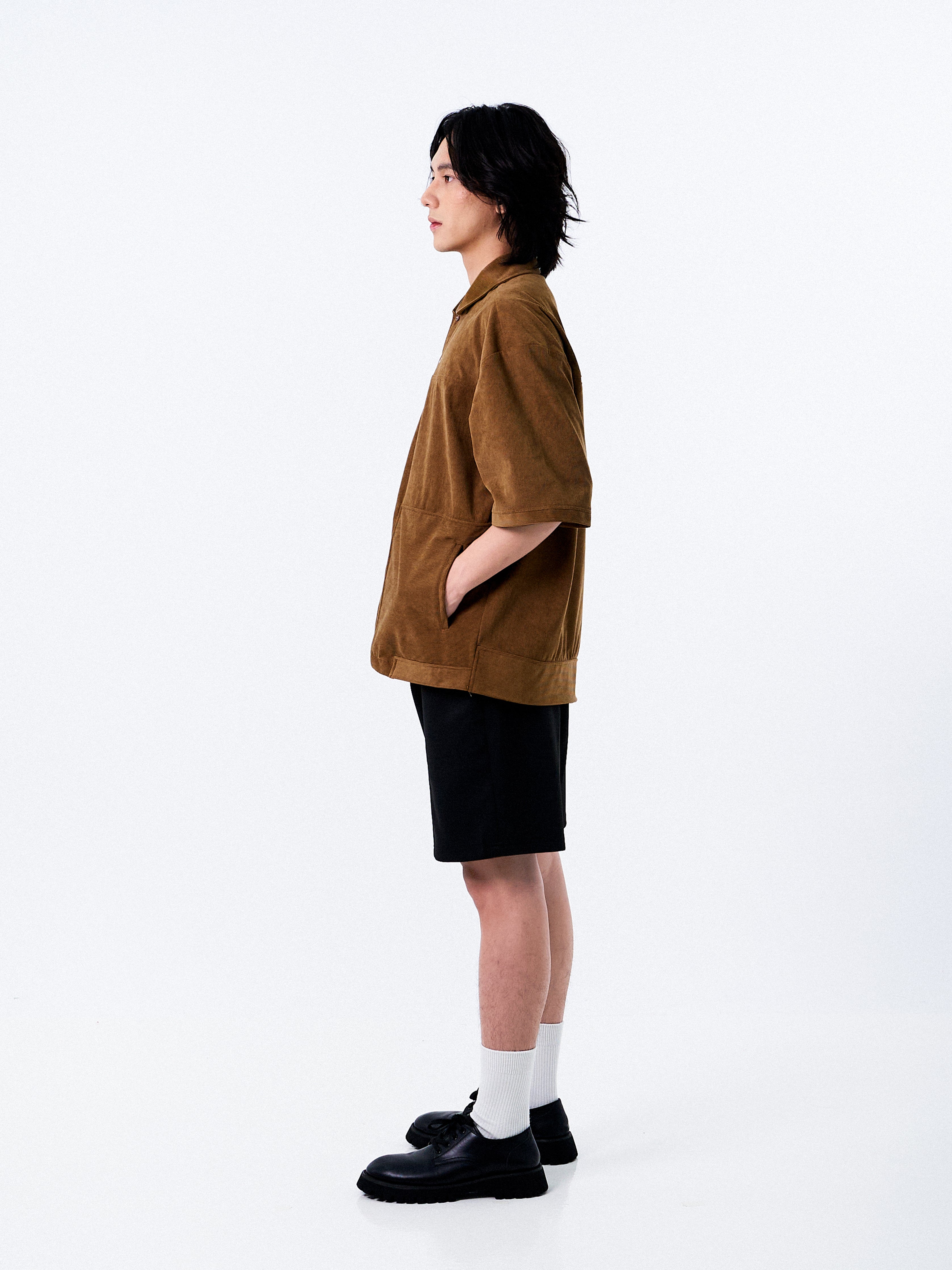 Retro Edgy Corduroy Shirt