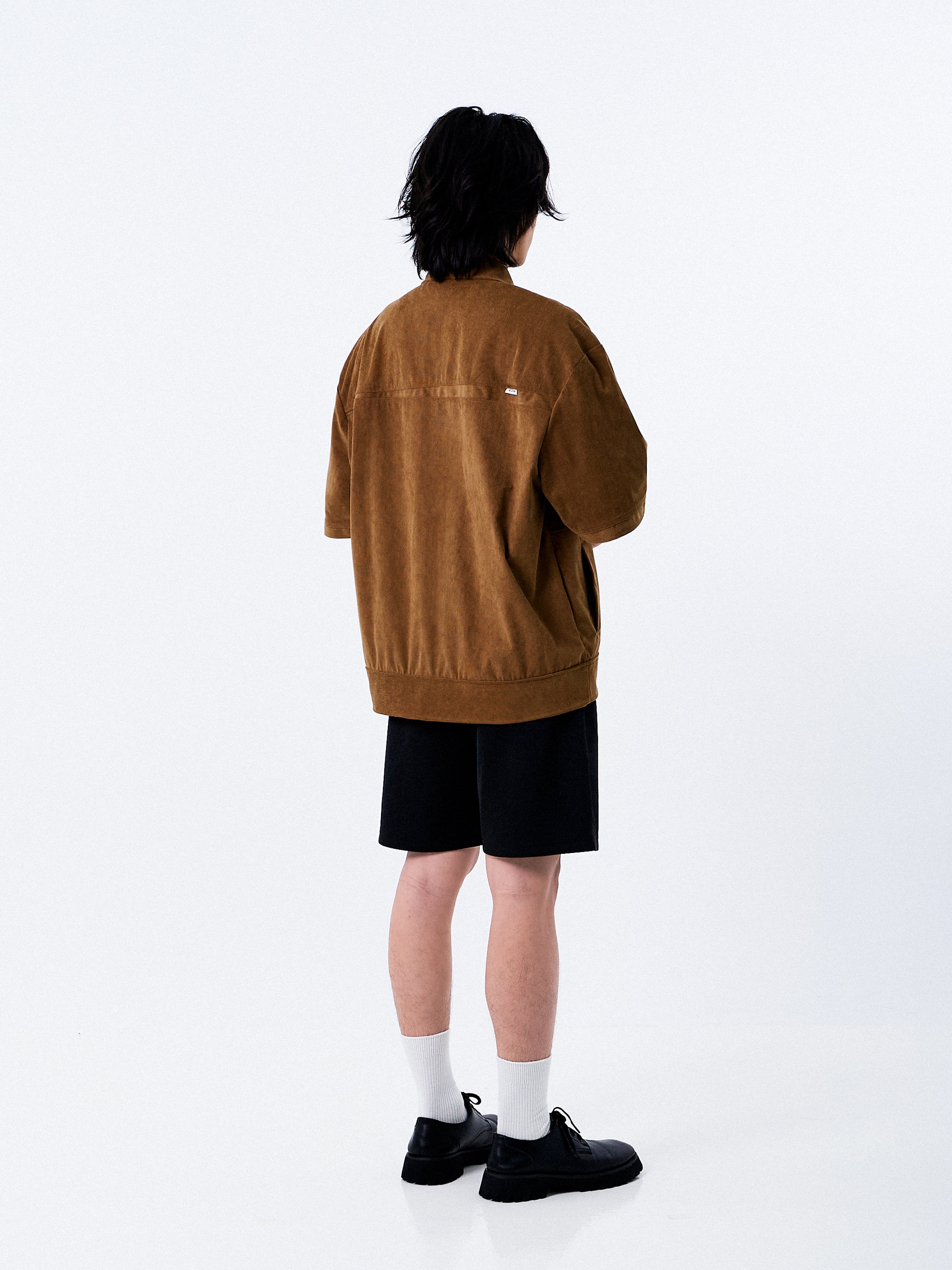 Retro Edgy Corduroy Shirt