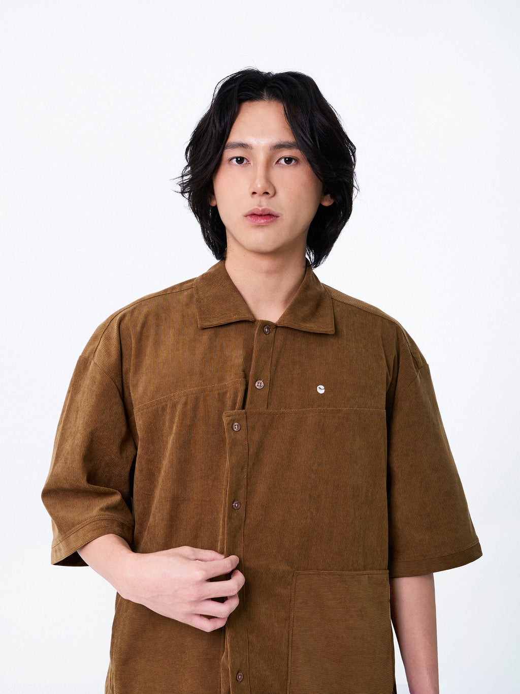 Retro Edgy Corduroy Shirt